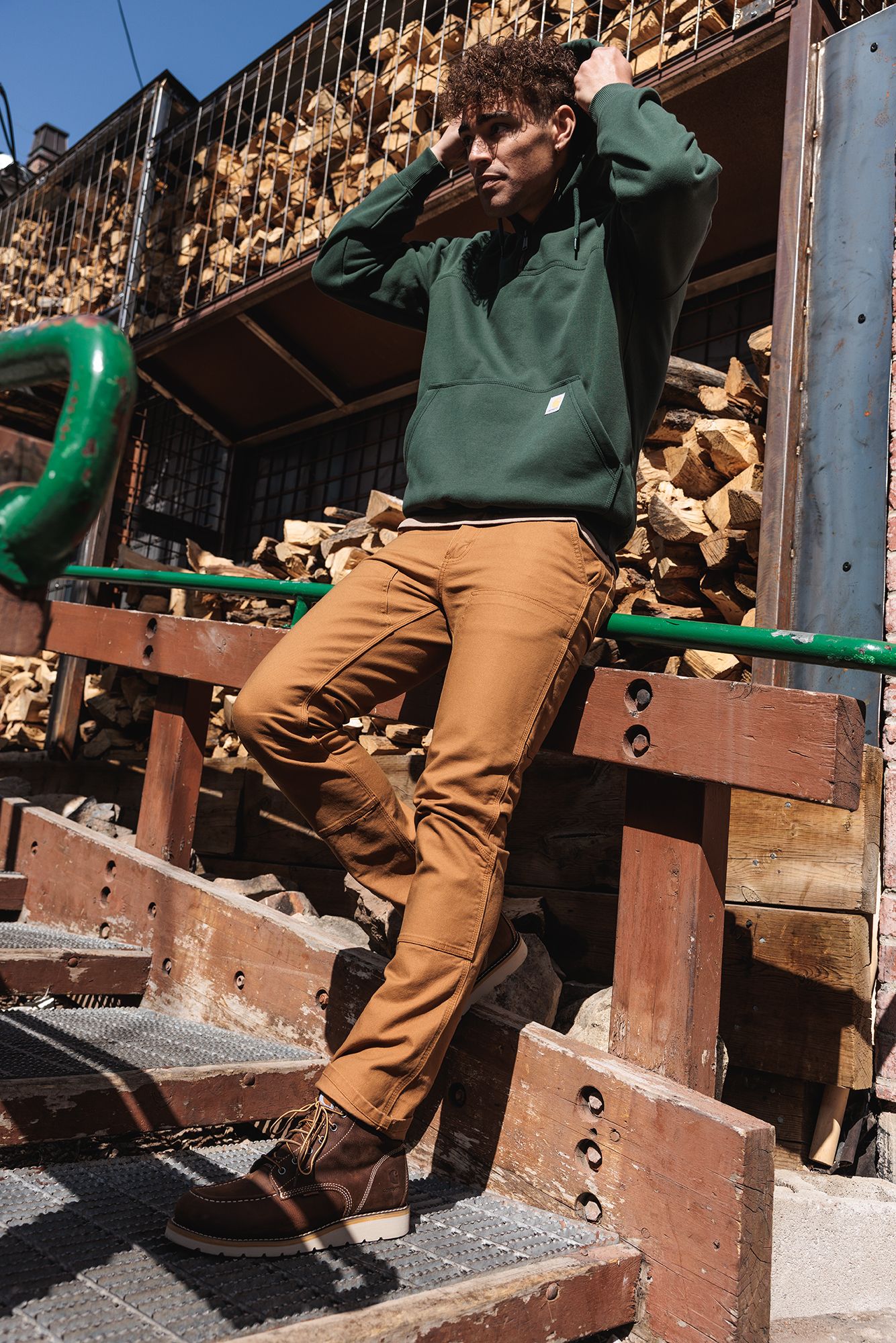 Carhartt Men's Slim Tapered Rugged Flex Duck Double-Front Dungaree product image