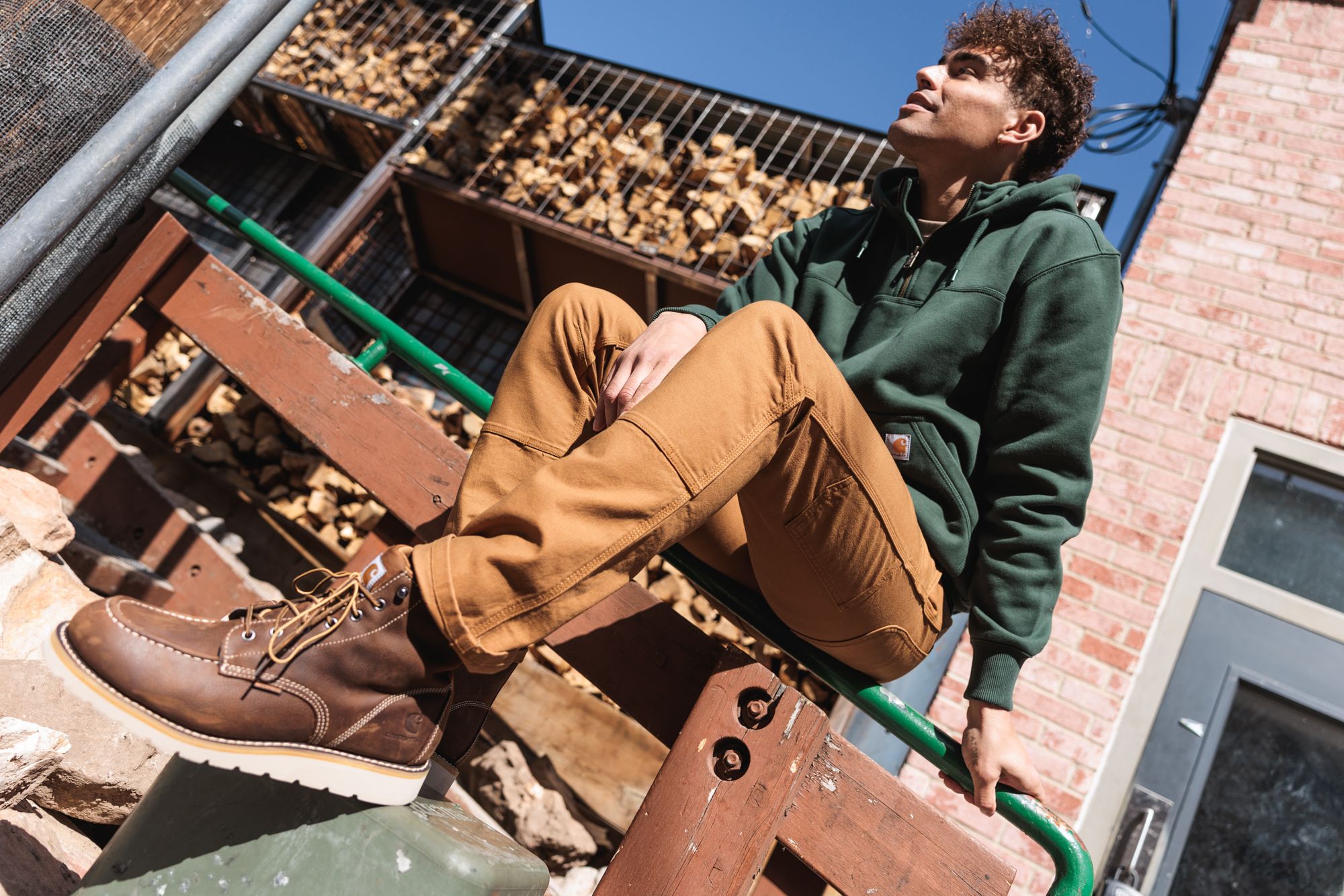 Carhartt Men's Slim Tapered Rugged Flex Duck Double-Front Dungaree product image