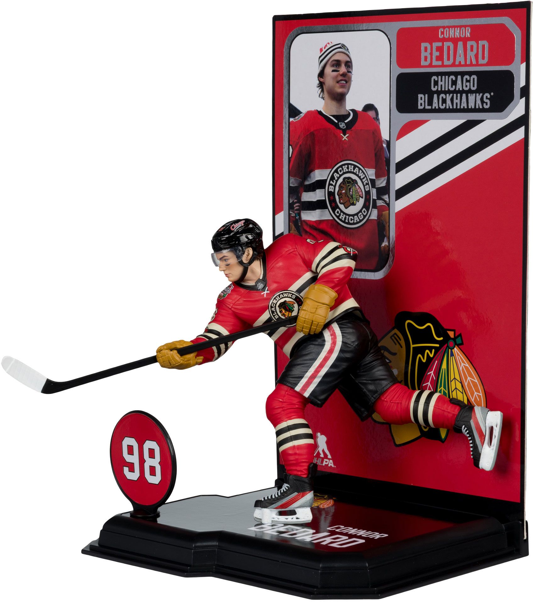 Imports Dragon Chicago Blackhawks Connor Bedard #98 Posed Figure product image