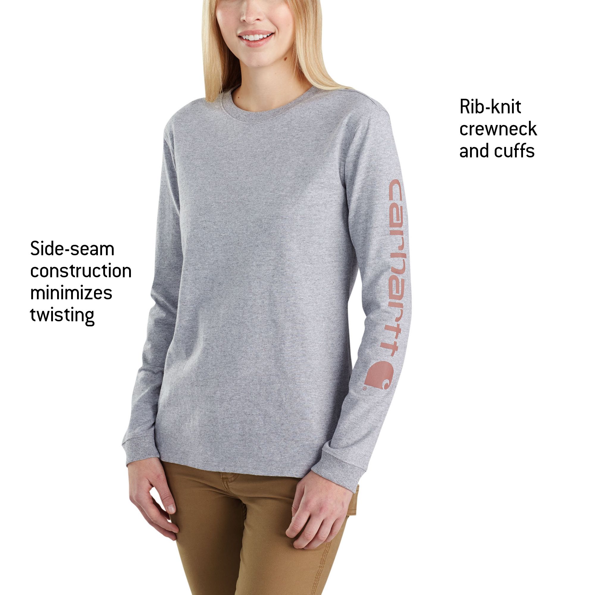 Carhartt Women's Workwear Sleeve Logo Long-Sleeve T-Shirt product image