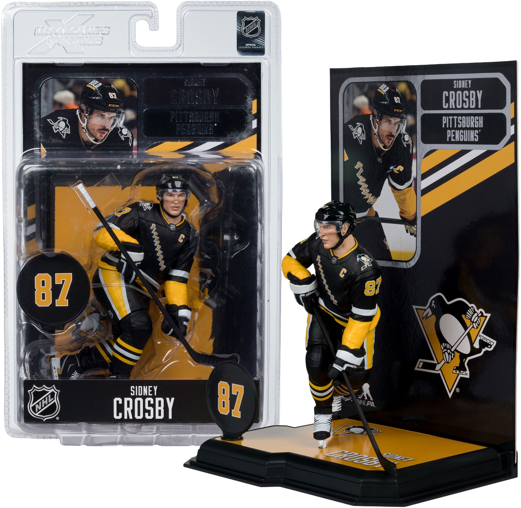 Imports Dragon Pittsburgh Penguins Sidney Crosby #87 Posed Figure product image