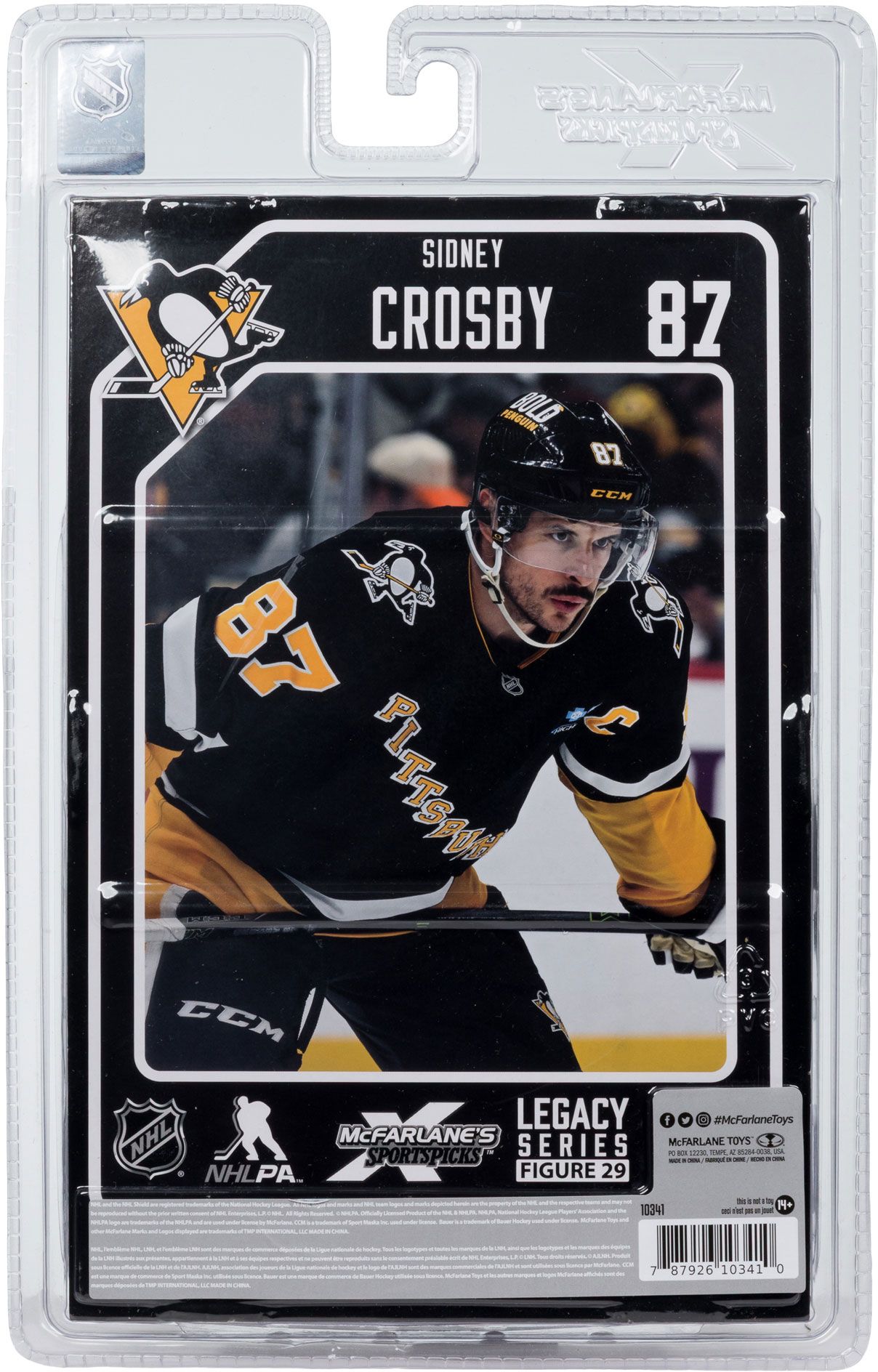 Imports Dragon Pittsburgh Penguins Sidney Crosby #87 Posed Figure product image