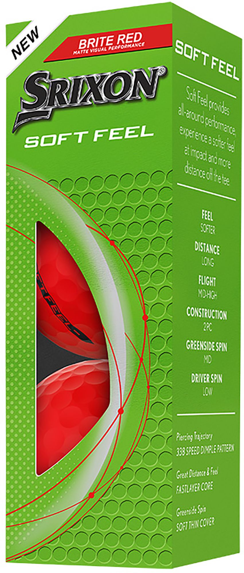 Srixon 2025 Soft Feel Brite Matte Golf Balls product image