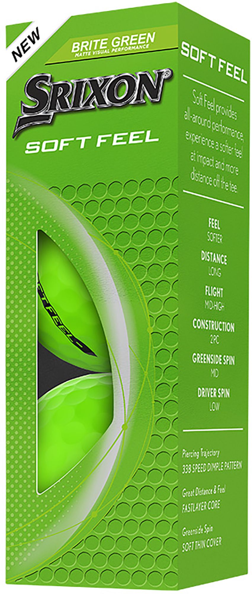 Srixon 2025 Soft Feel Brite Matte Golf Balls product image