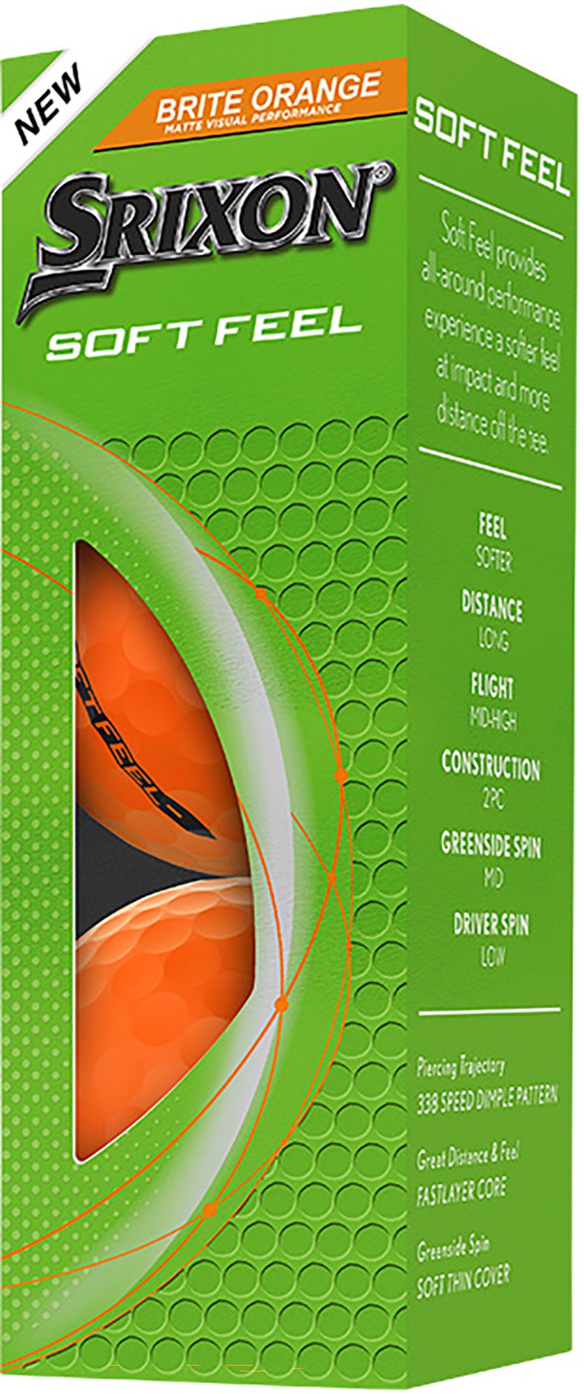 Srixon 2025 Soft Feel Brite Matte Golf Balls product image