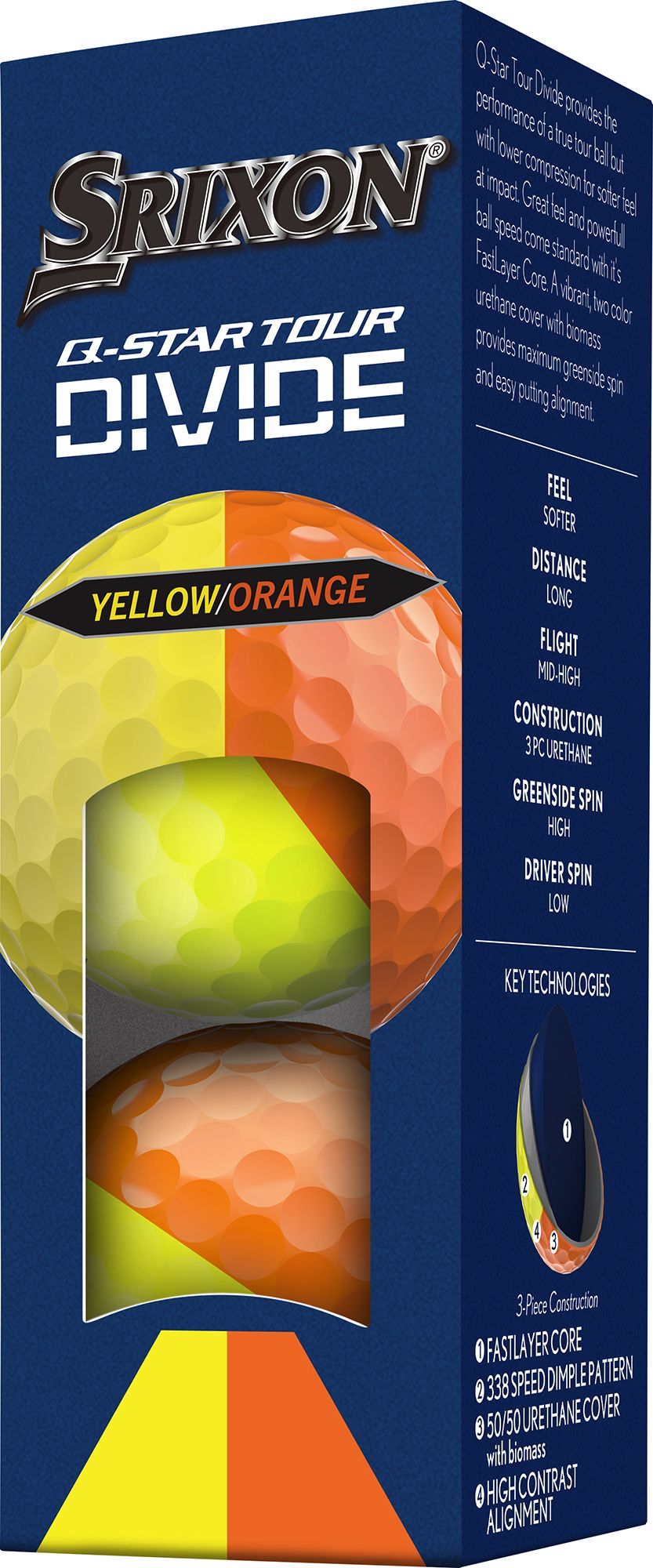 Srixon 2026 Q-STAR Tour Divide Golf Balls product image