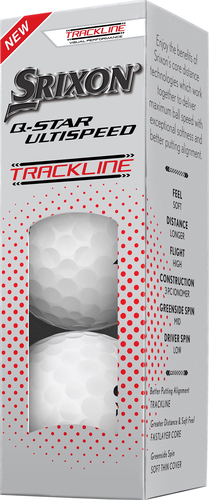 Srixon 2026 Q-STAR Ultispeed Trackline Golf Balls product image