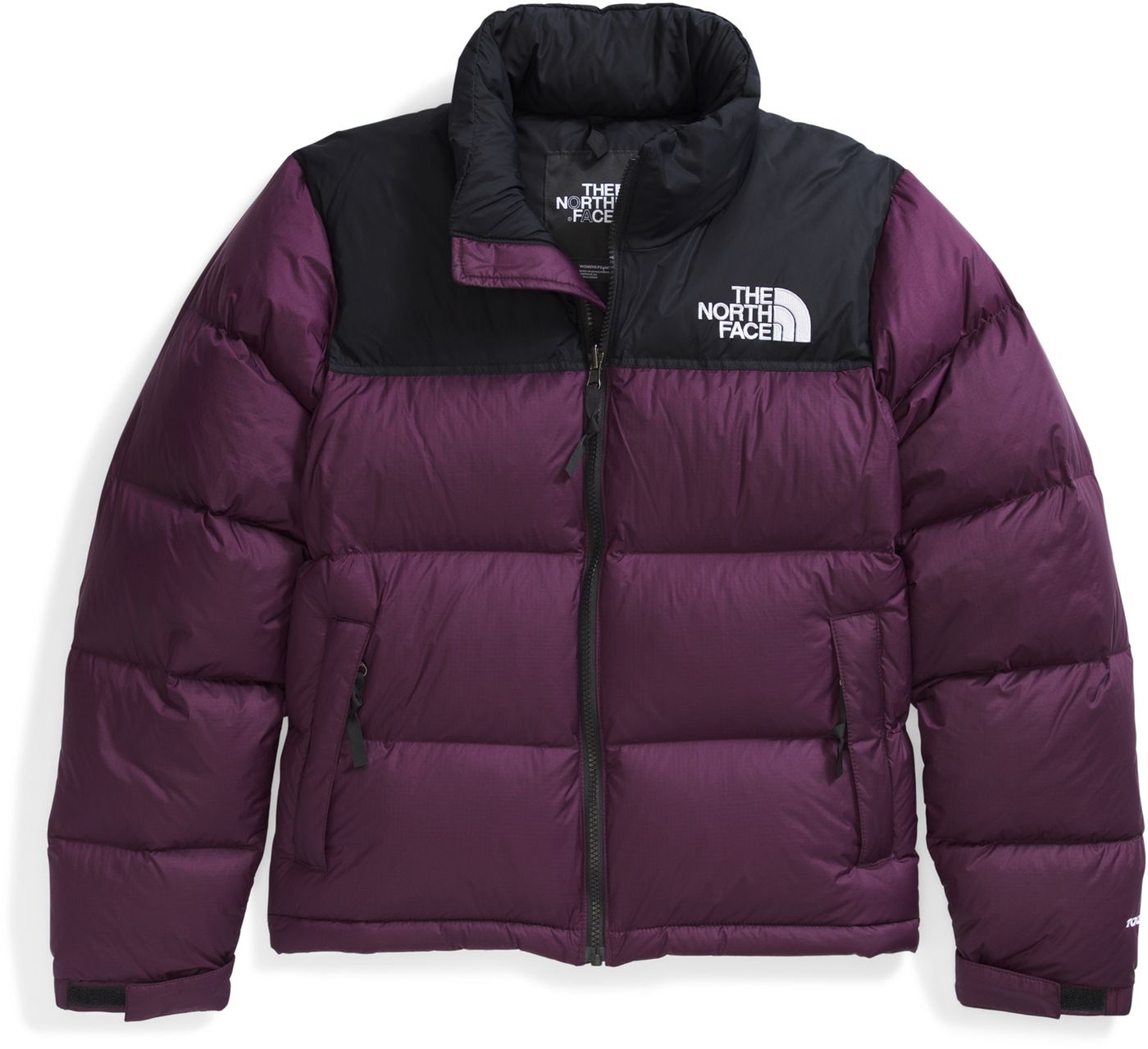 North face puffer jacket purple deals