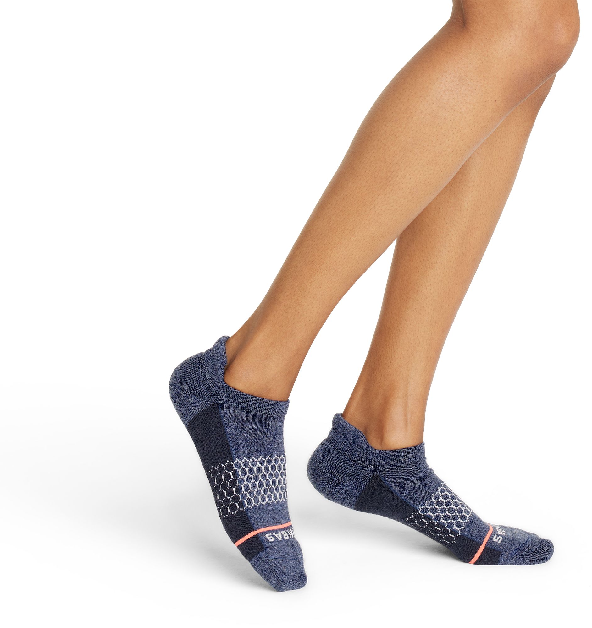 Bombas Merino Wool Blend Colorblock Heathered Ankle Socks product image