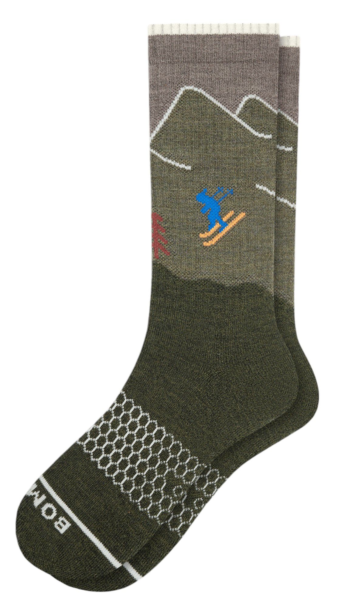 Bombas Heather Merino Blend Landscape Calf Socks product image