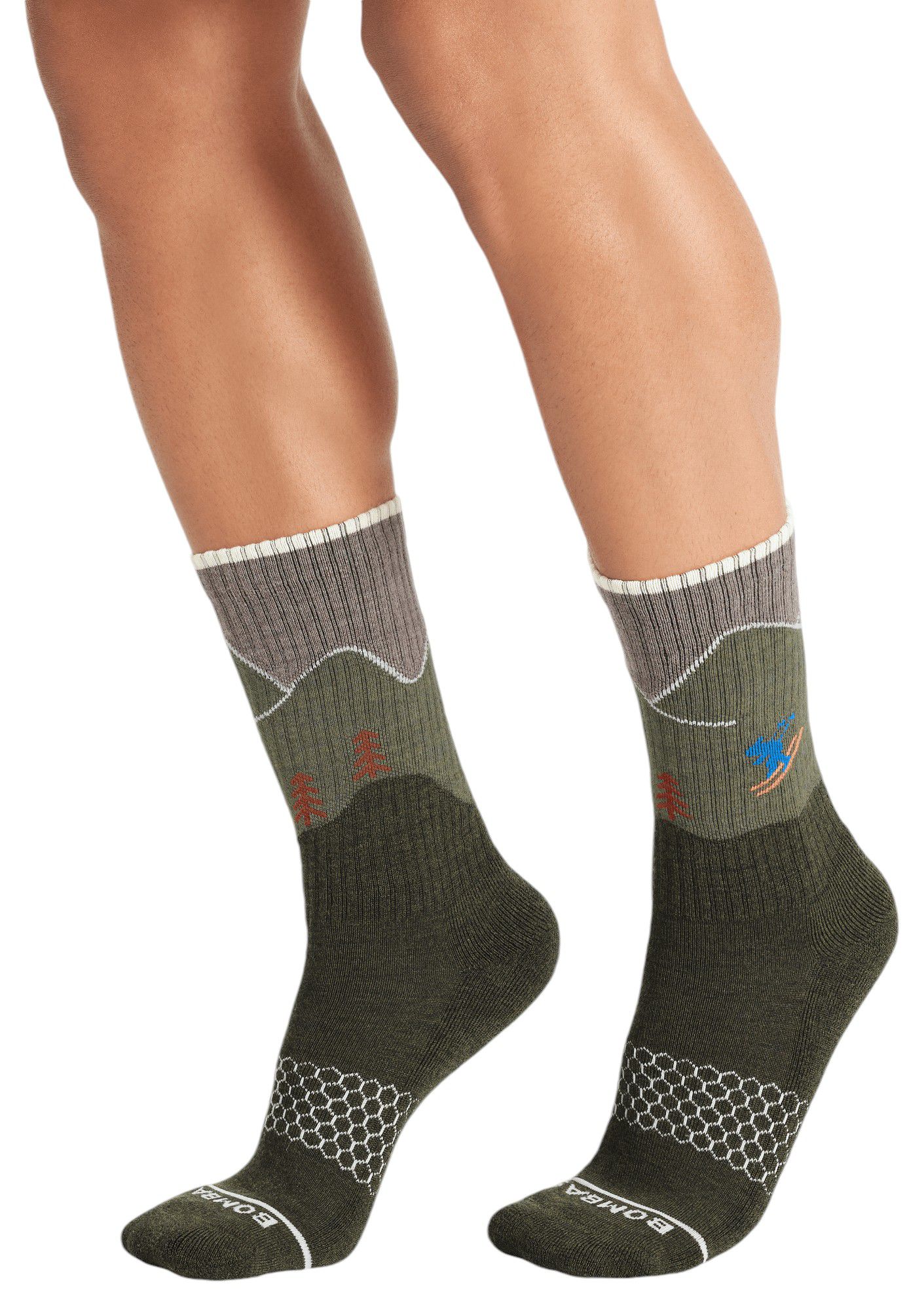 Bombas Heather Merino Blend Landscape Calf Socks product image