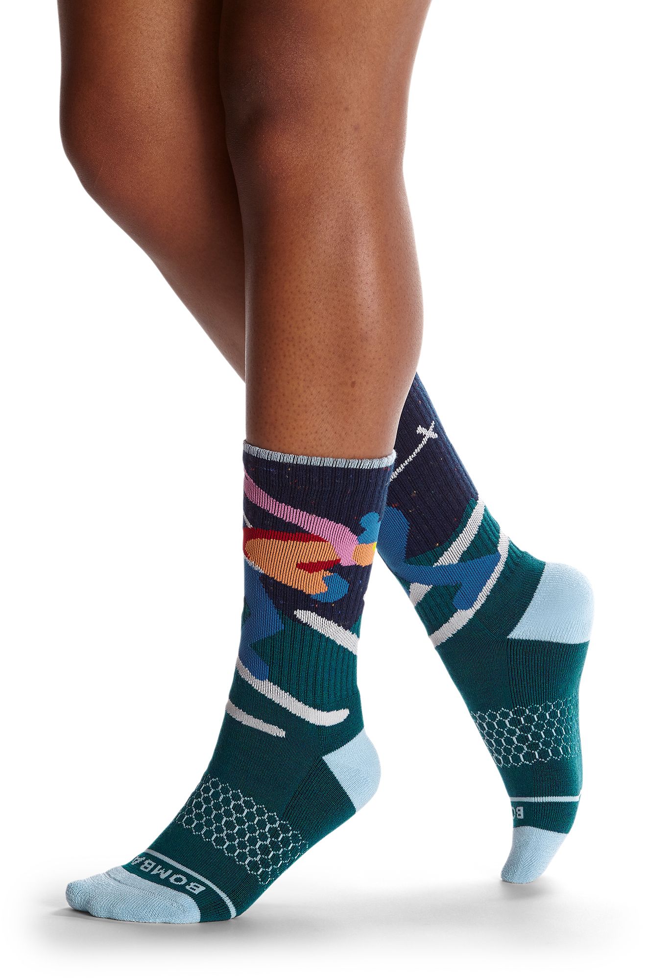 Bombas Unisex Placed Skiier Merino Calf Socks product image