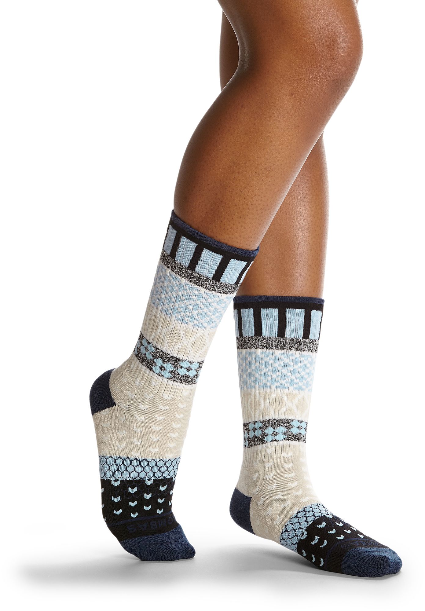 Bombas Unisex Ski Trek Fairisle Merino Calf Socks product image