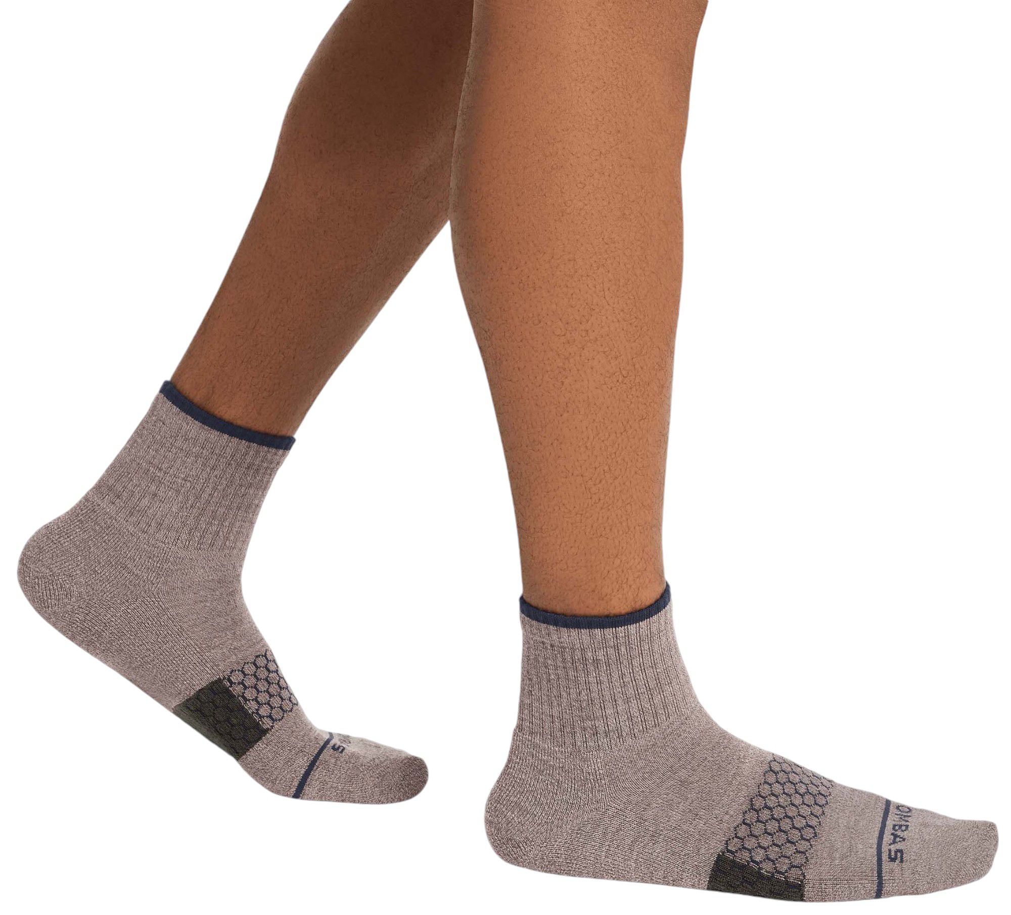 Bombas Solid Merino Blend Arch Block Quarter Socks product image
