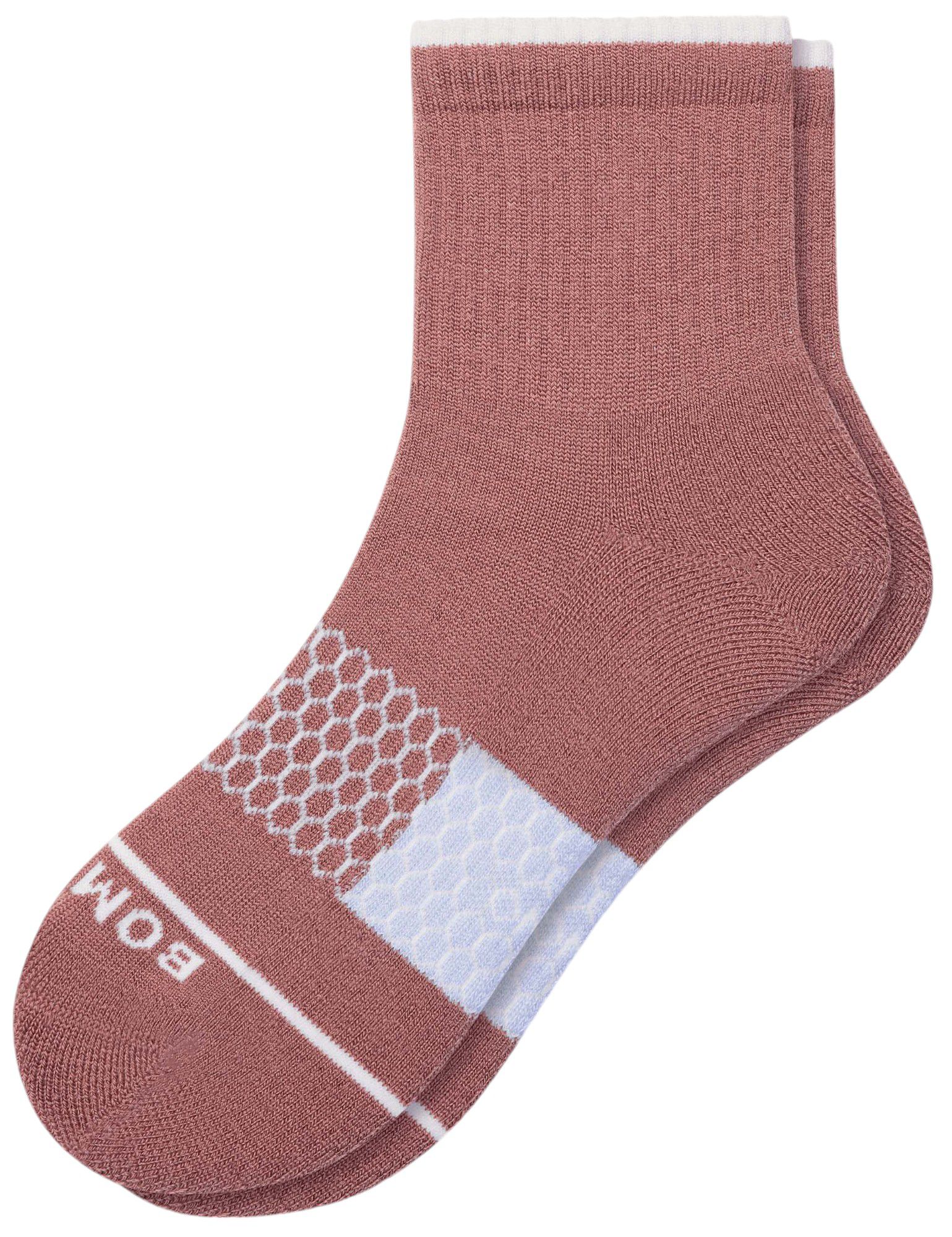 Bombas Solid Merino Blend Arch Block Quarter Socks product image