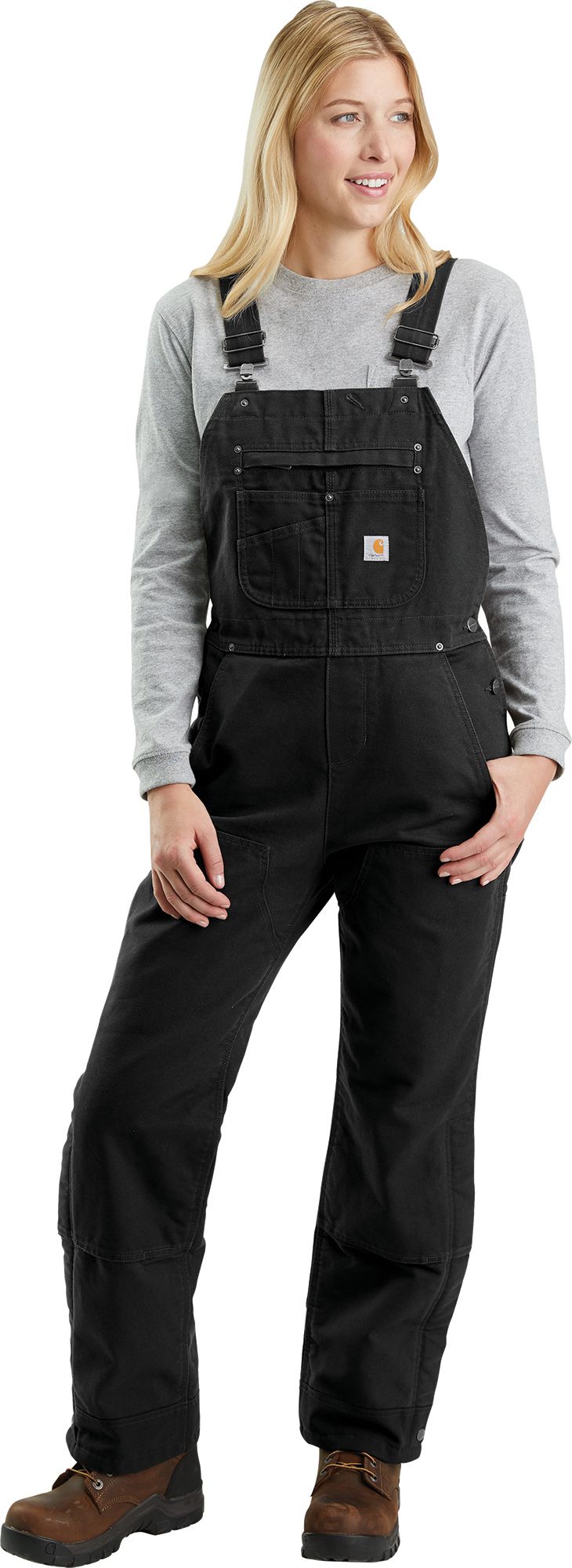Carhartt Womens Insulated Relaxed Fit Bib Overalls product image