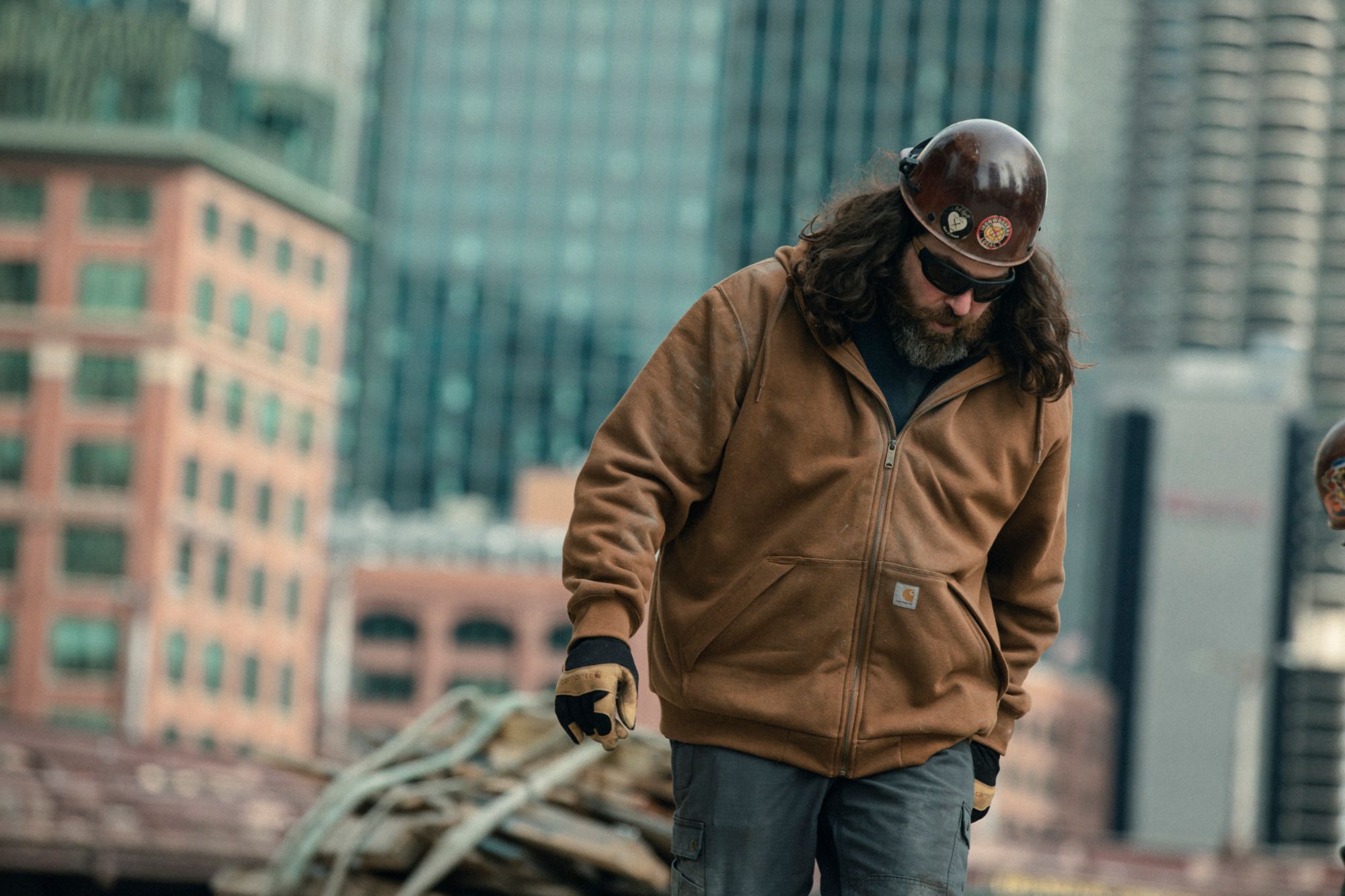 Carhartt Men's Rain Defender Loose Fit Midweight Thermal-Lined Full-Zip Hoodie product image