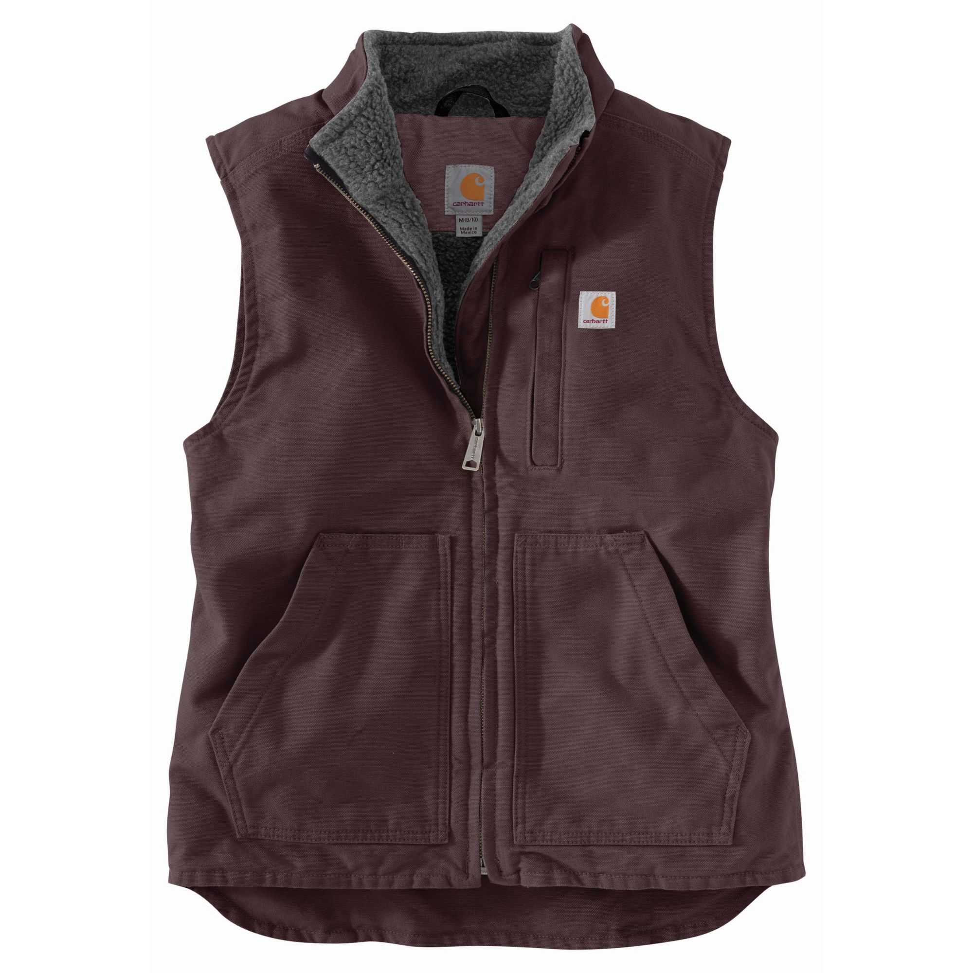 Carhartt Women's Relaxed Fit Washed Duck Sherpa Lined Vest product image