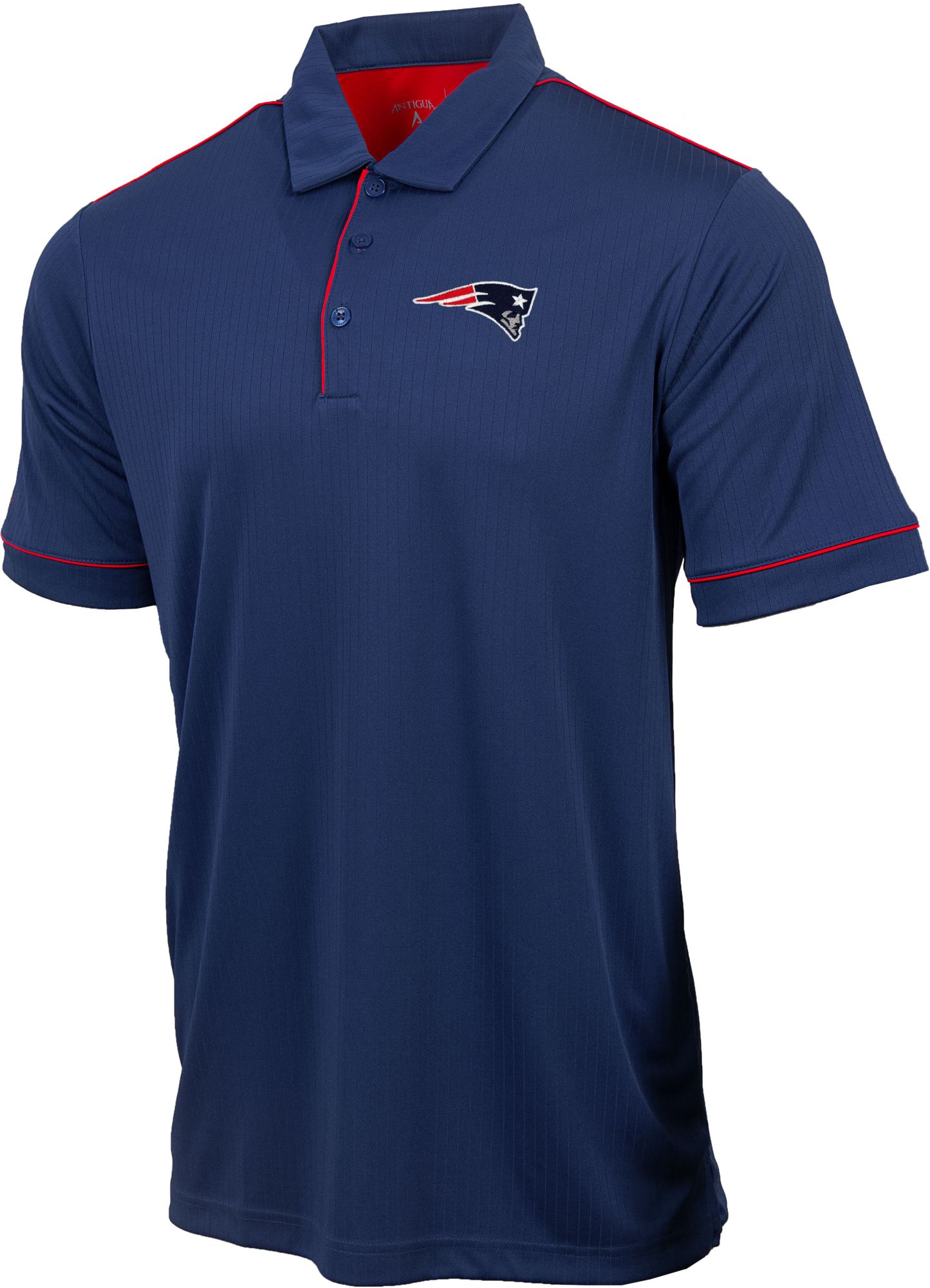 Antigua Men's New England Patriots Salute Navy Polo product image
