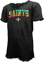 New Era Youth Girls' New Orleans Saints Black Flip Sequins T-Shirt product image
