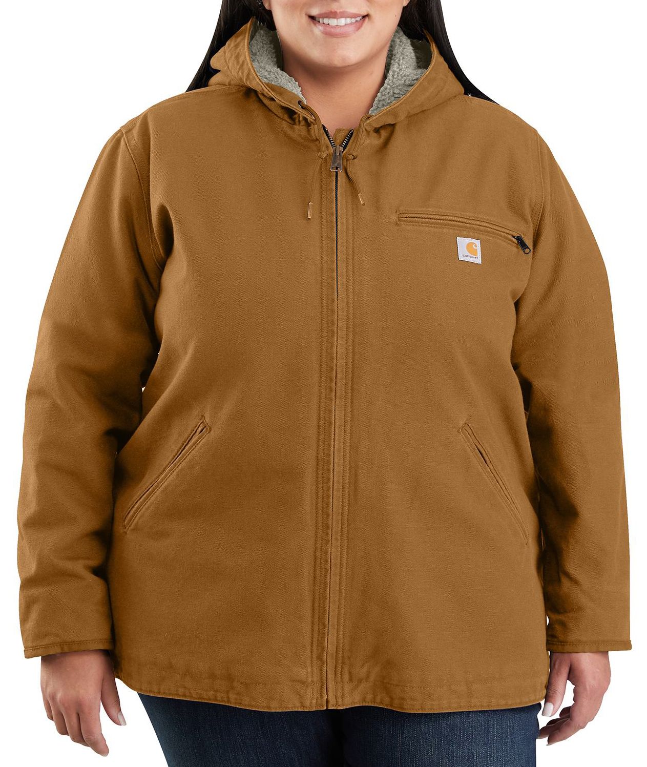 Carhartt Women's Washed Duck Sherpa Lined Jacket product image