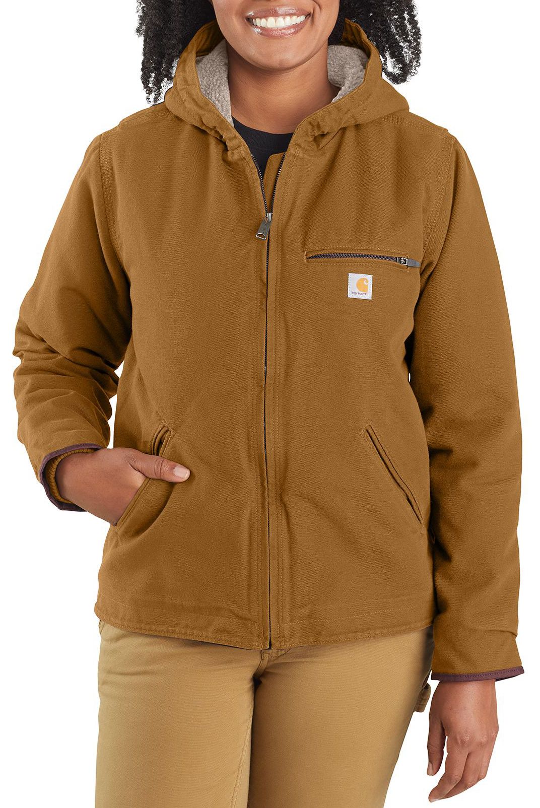 Carhartt Women's Washed Duck Sherpa Lined Jacket product image