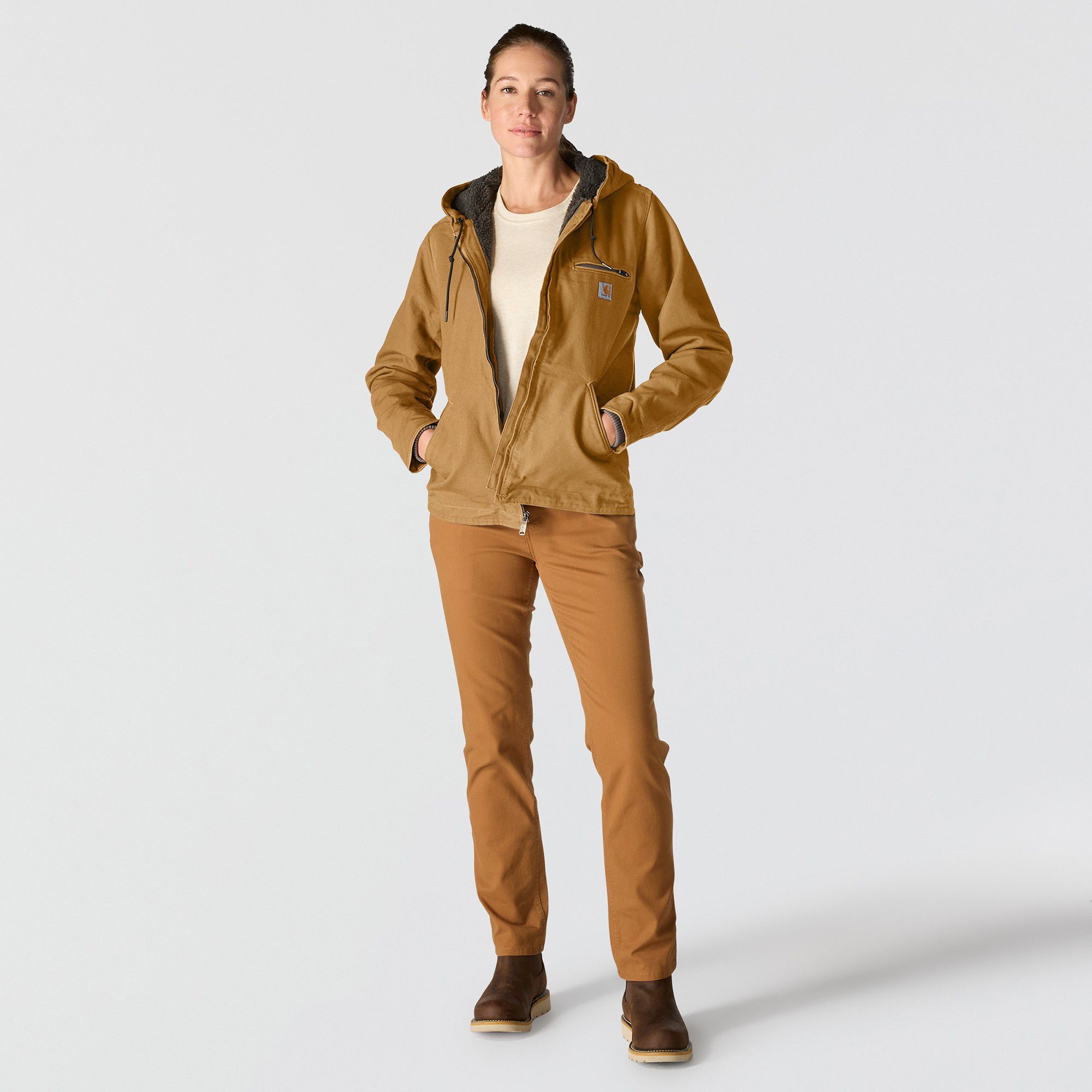 Carhartt Women's Washed Duck Sherpa Lined Jacket product image