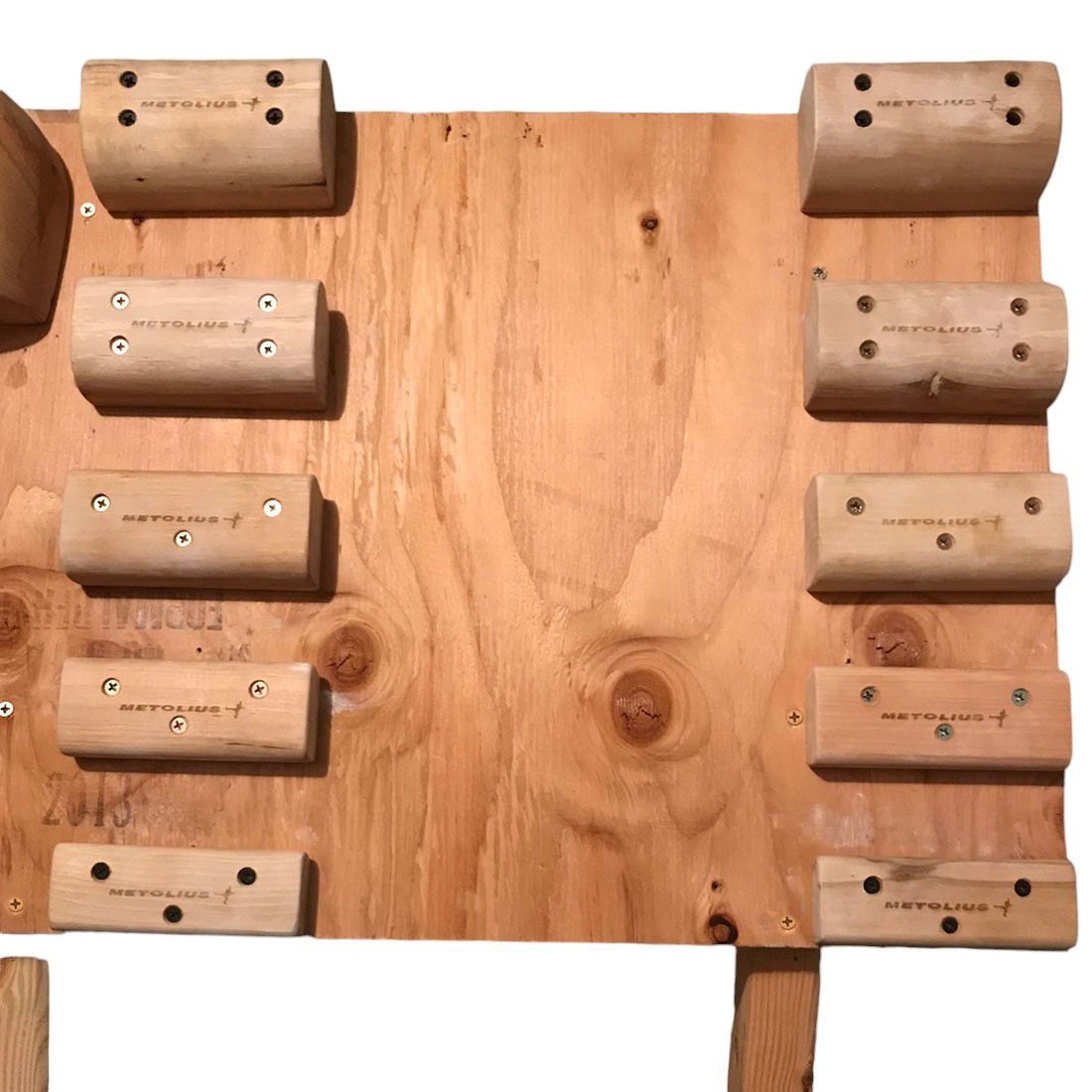 Metolius Campus Blocks Large – Set Di 2 Pioli Per Arrampicata, Lato Incut E Piatto, Forati Per Montaggio A Muro