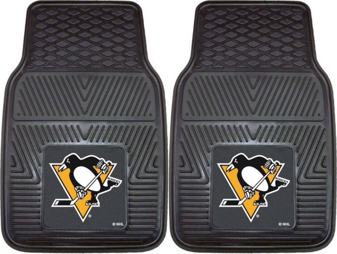 Fanmats Pittsburgh Penguins Two Piece Heavy Duty Vinyl Car Mat Set