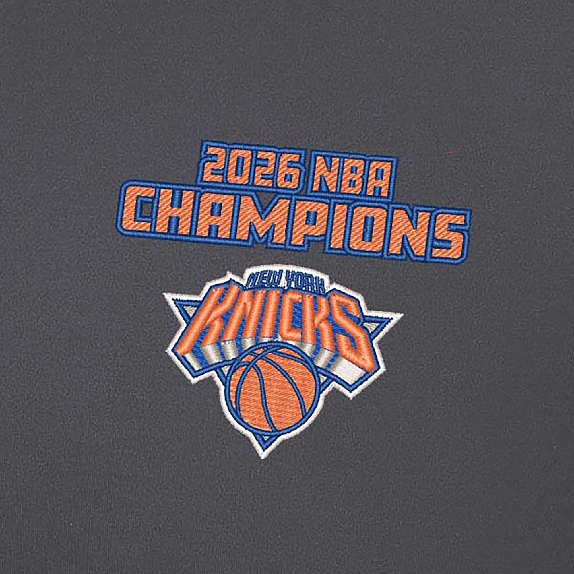 Antigua Adult 2026 NBA Champions New York Knicks Generation Grey Quarter-Zip product image