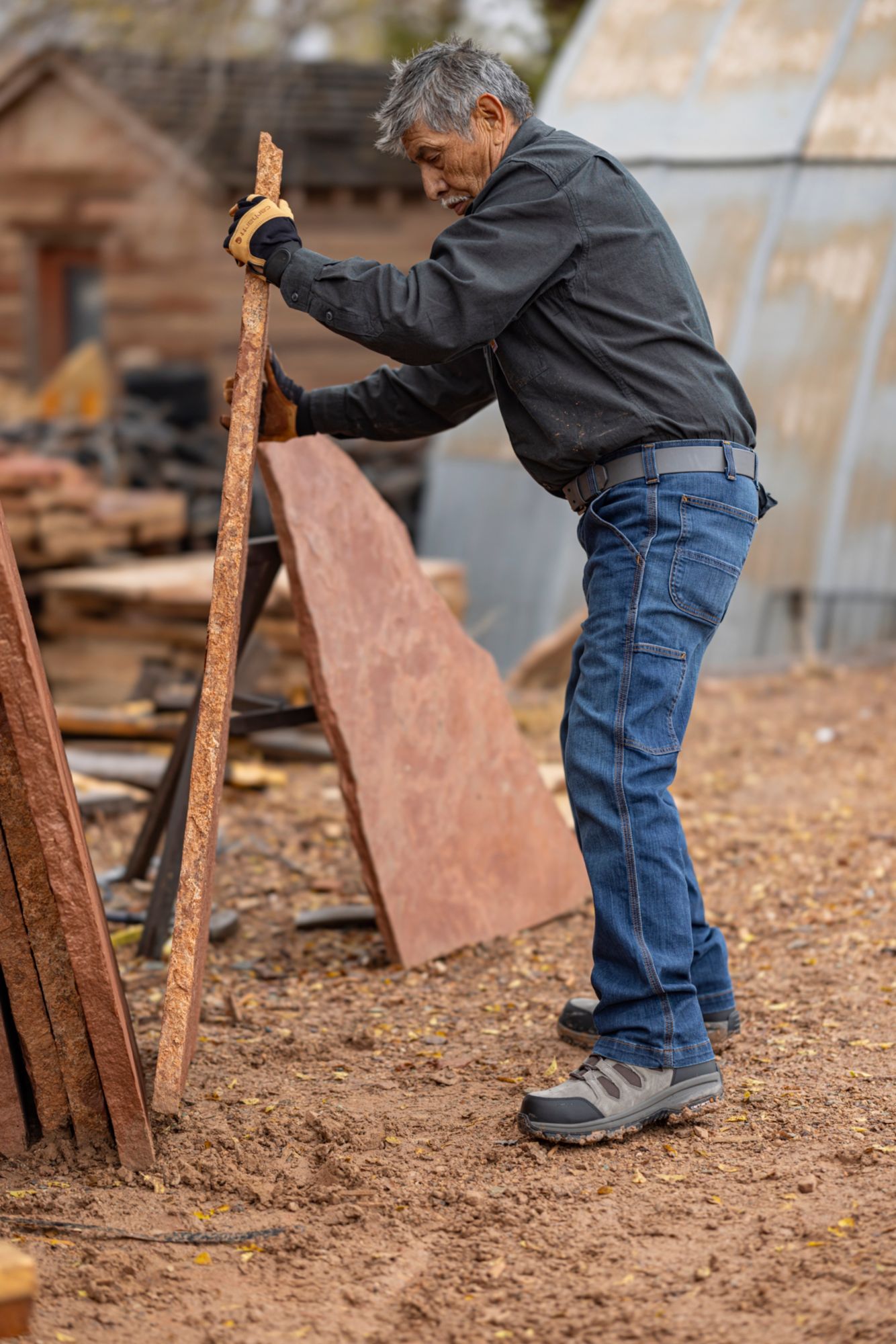 Carhartt Men's Loose Fit Midweight Chambray Long Sleeve Shirt product image