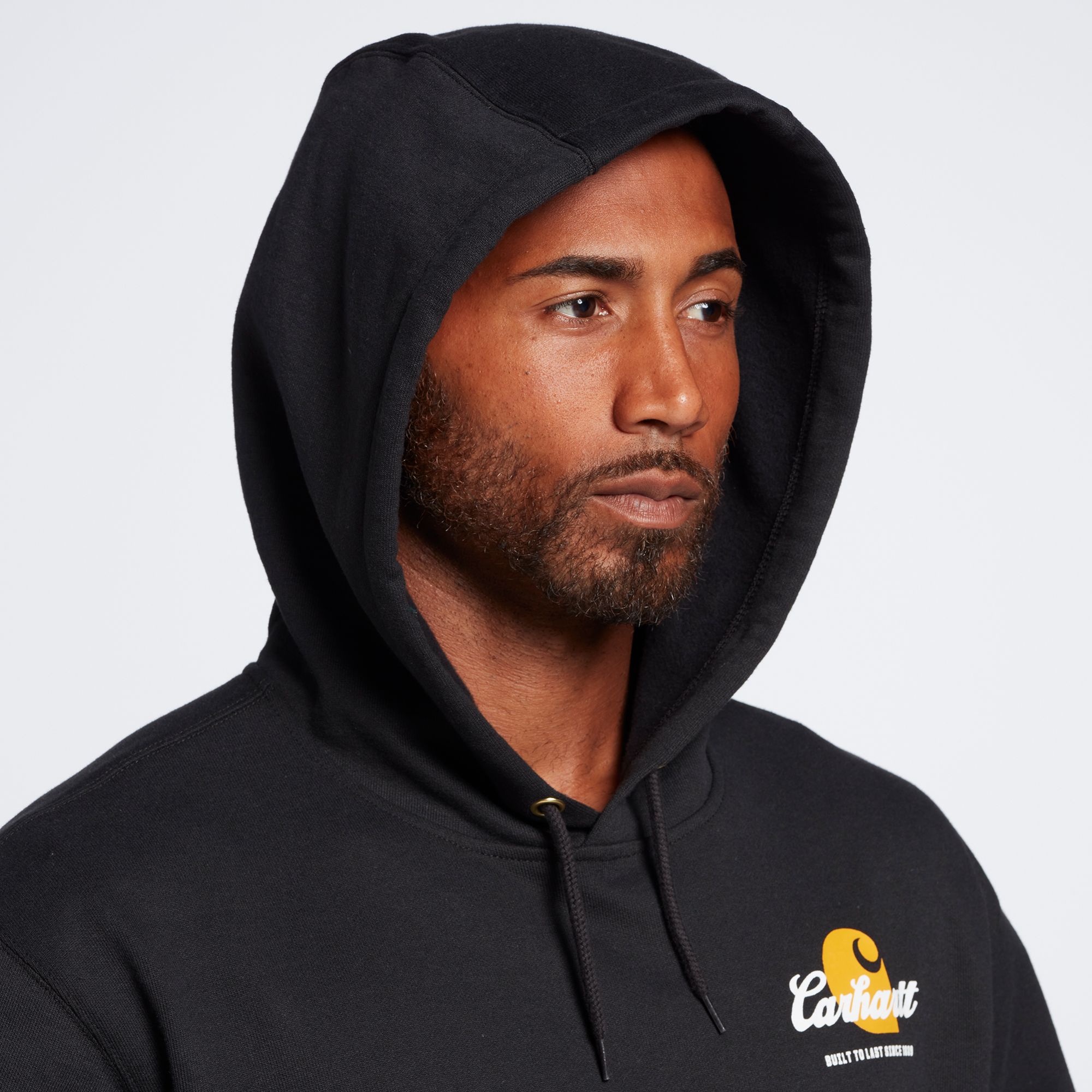 Carhartt Men's Loose Fit Hooded Logo Graphic Sweatshirt product image