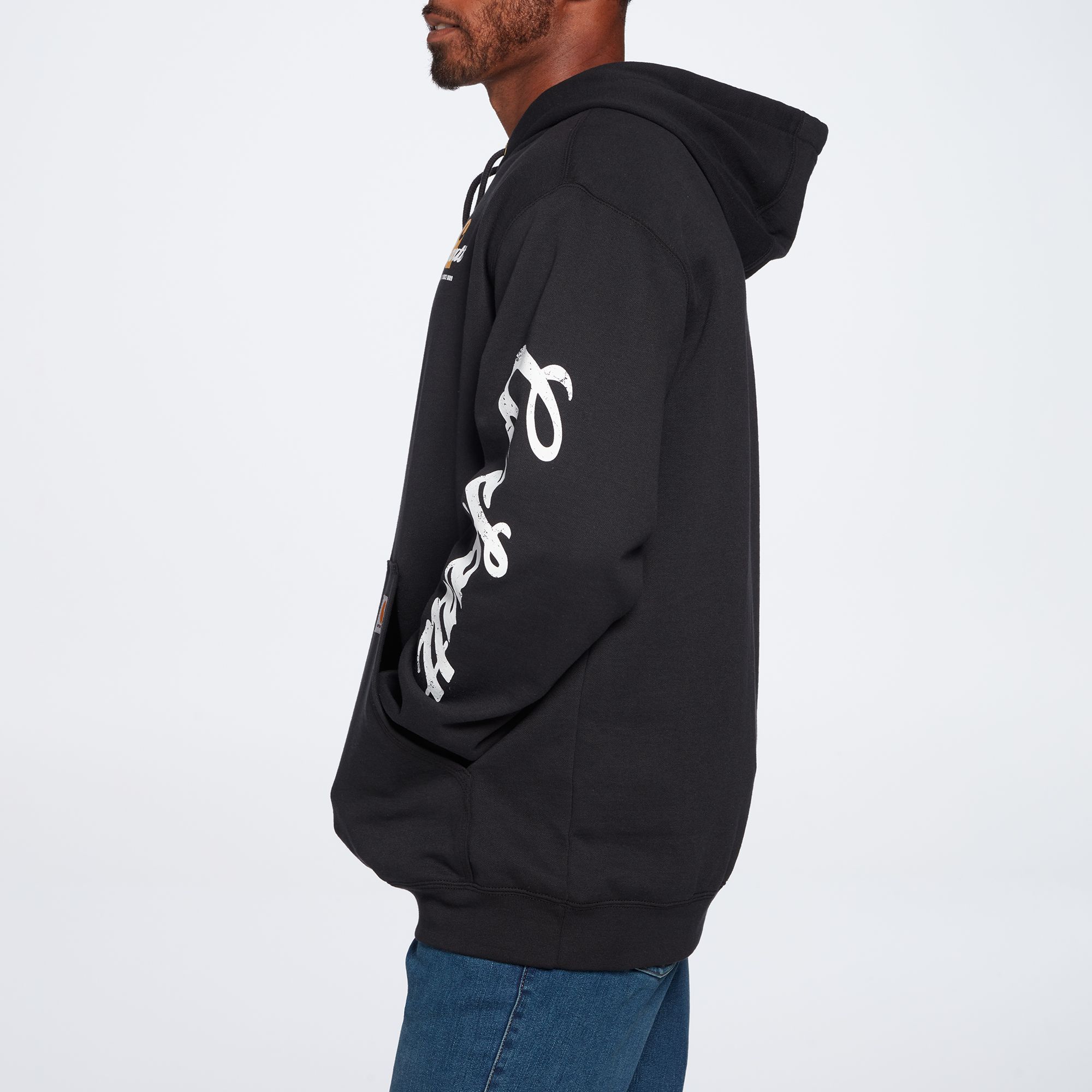 Carhartt Men's Loose Fit Hooded Logo Graphic Sweatshirt product image