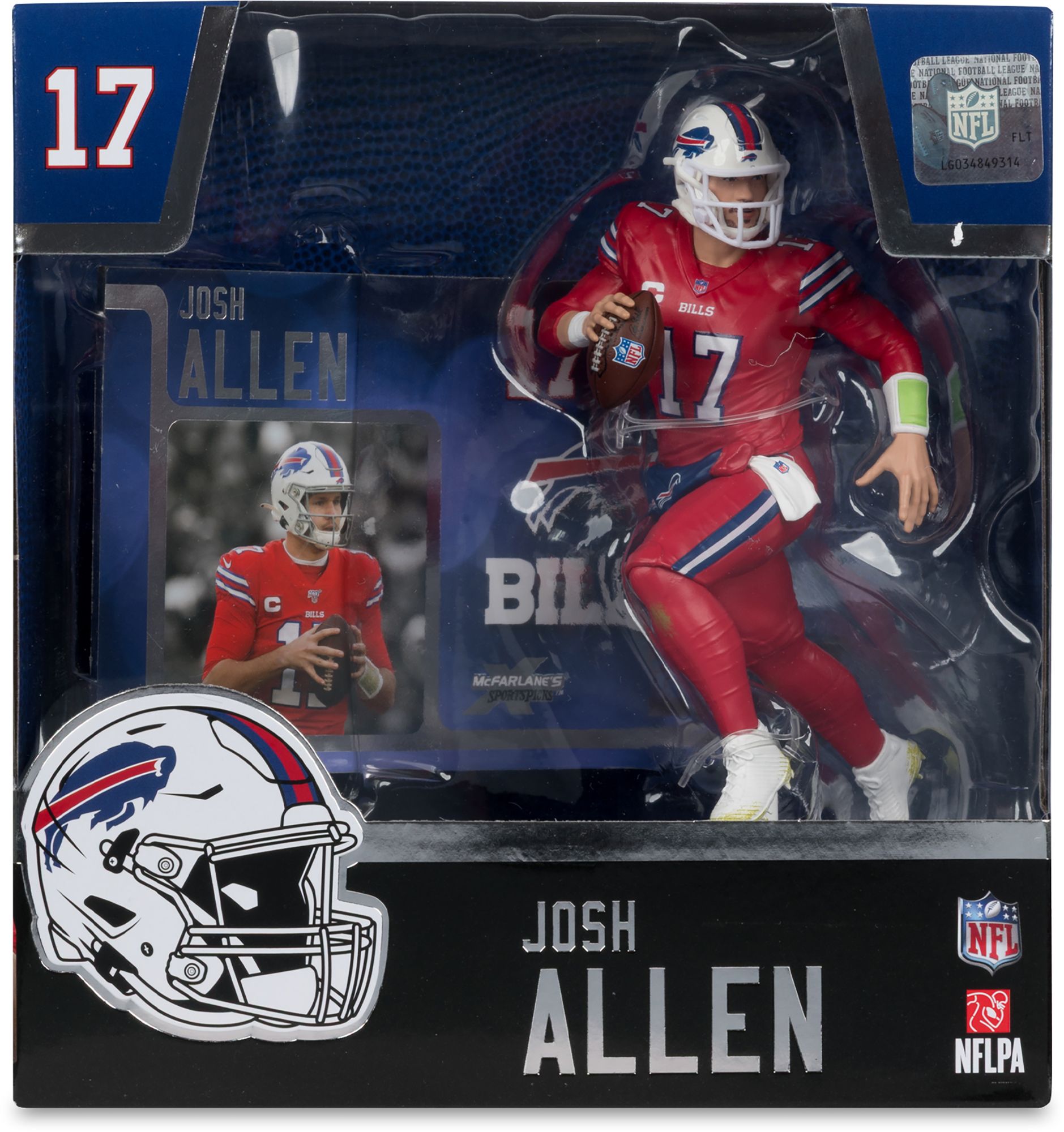 Imports Dragon Buffalo Bills Josh Allen #17 Posed Figurine product image