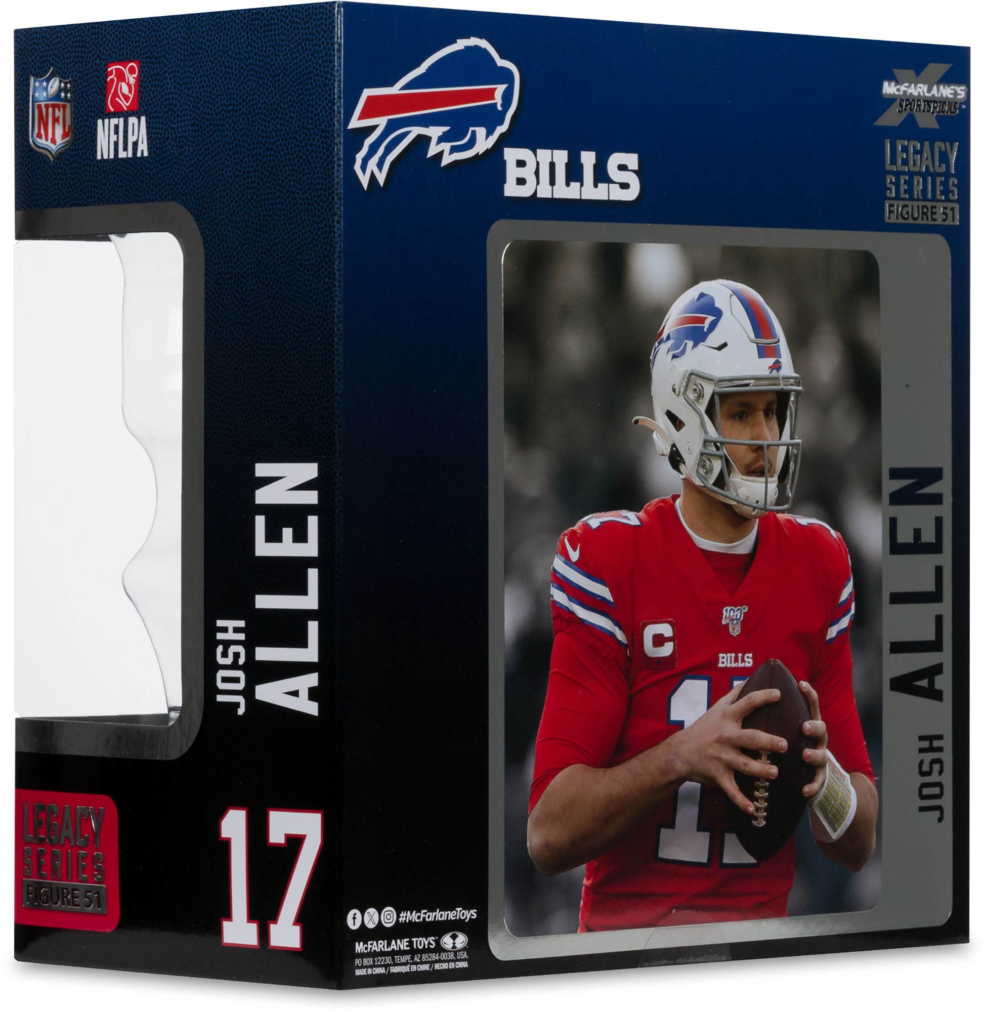 Imports Dragon Buffalo Bills Josh Allen #17 Posed Figurine product image
