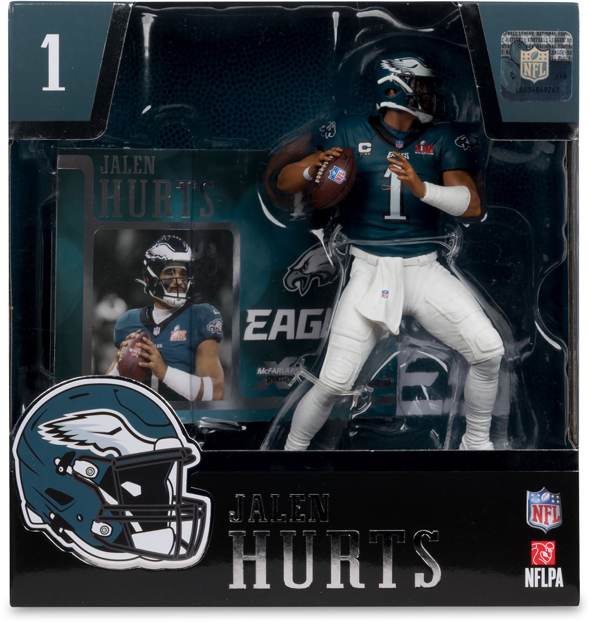 Imports Dragon Philadelphia Eagles Jalen Hurts #1 Posed Figurine product image