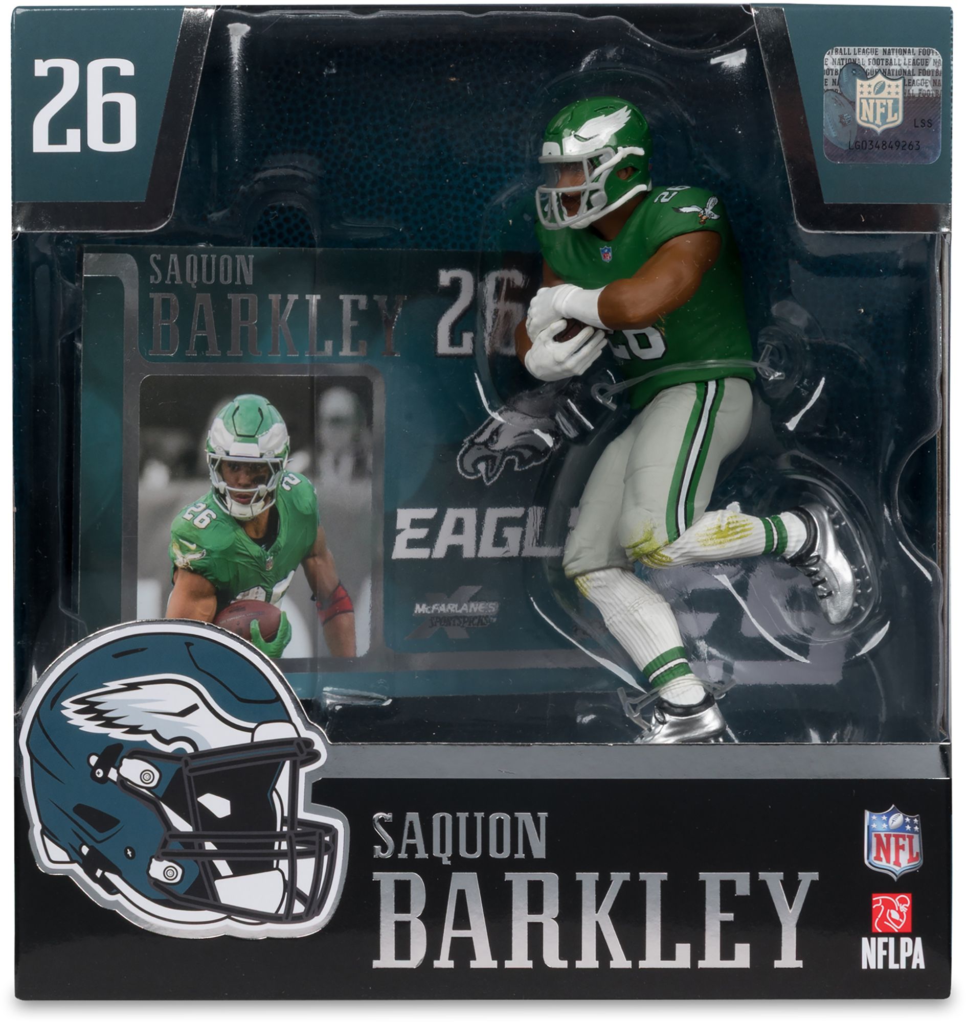 Imports Dragon Philadelphia Eagles Saquon Barkley #26 Posed Figurine product image