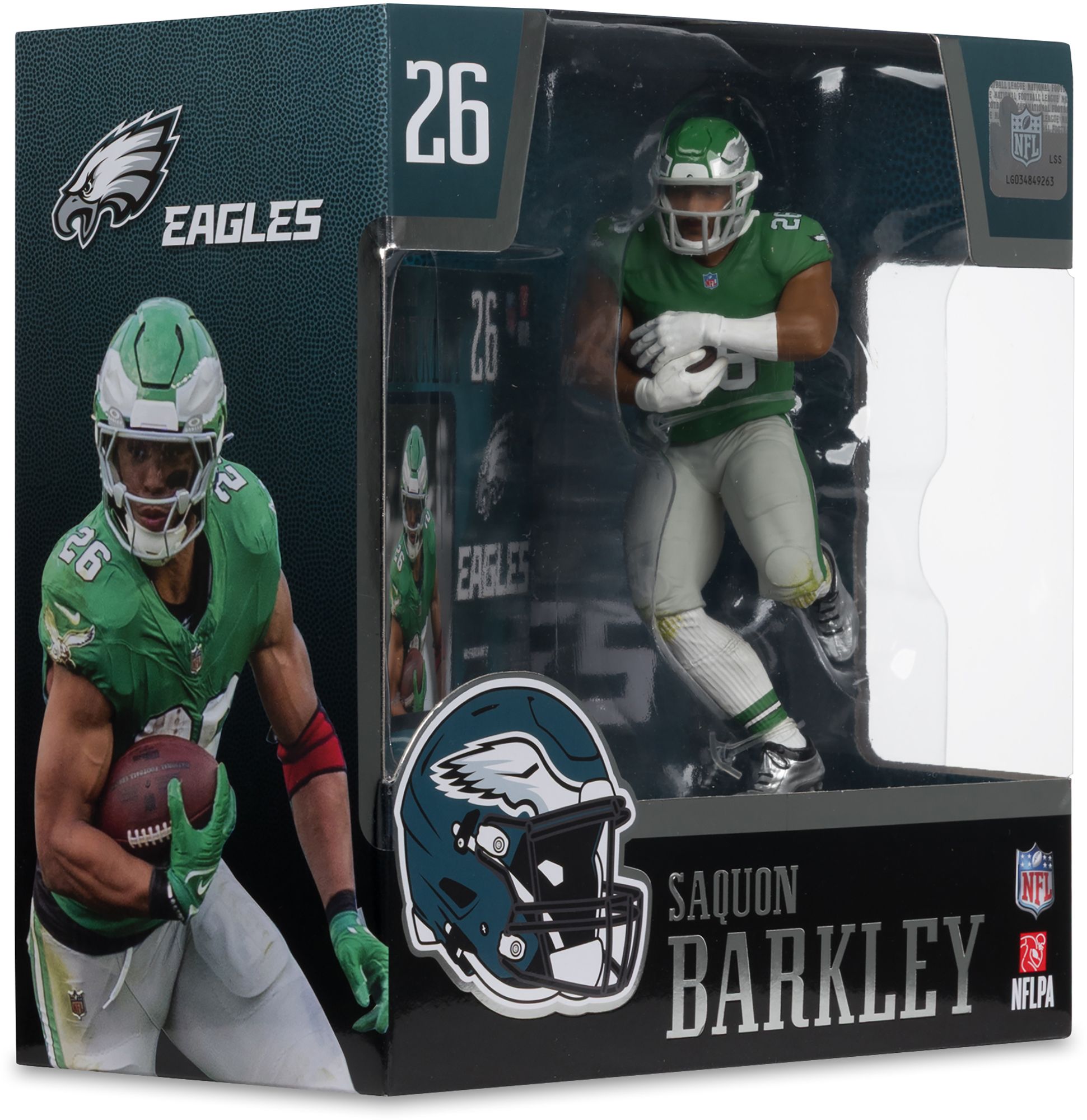 Imports Dragon Philadelphia Eagles Saquon Barkley #26 Posed Figurine product image