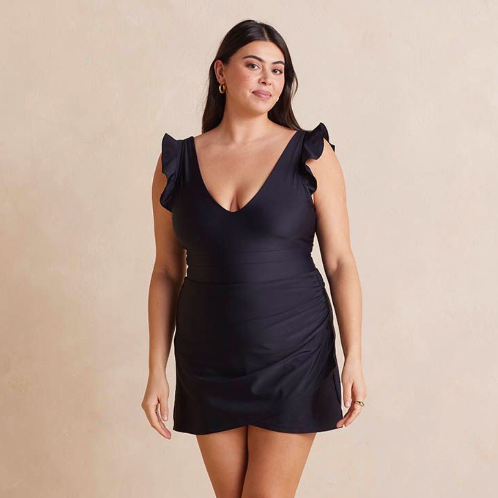 SUMMERSALT Women's The Ruched Swim Skirt product image