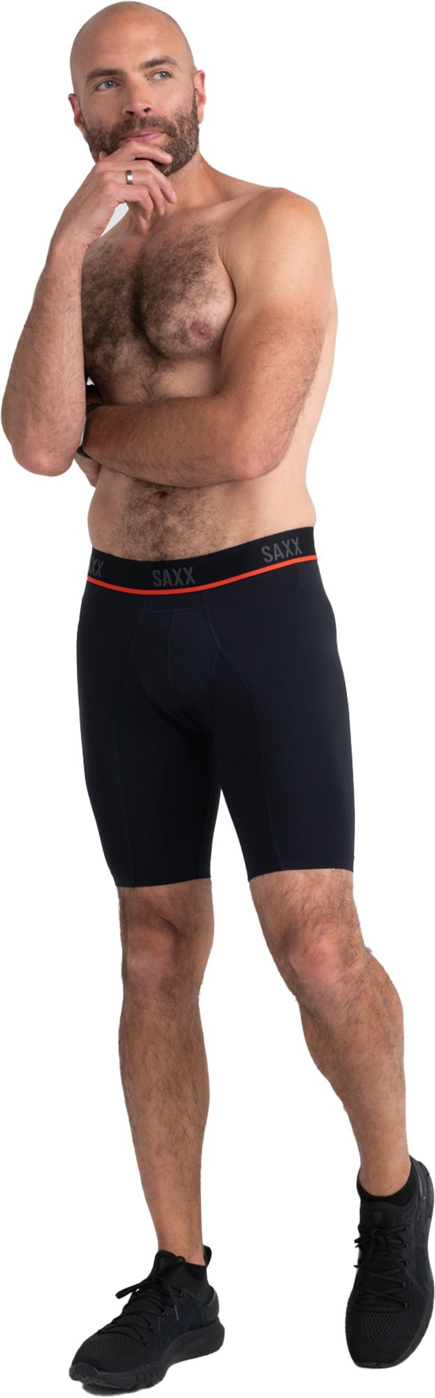 SAXX Men's Kinetic Light Compression Mesh Long Leg Boxer Brief product image