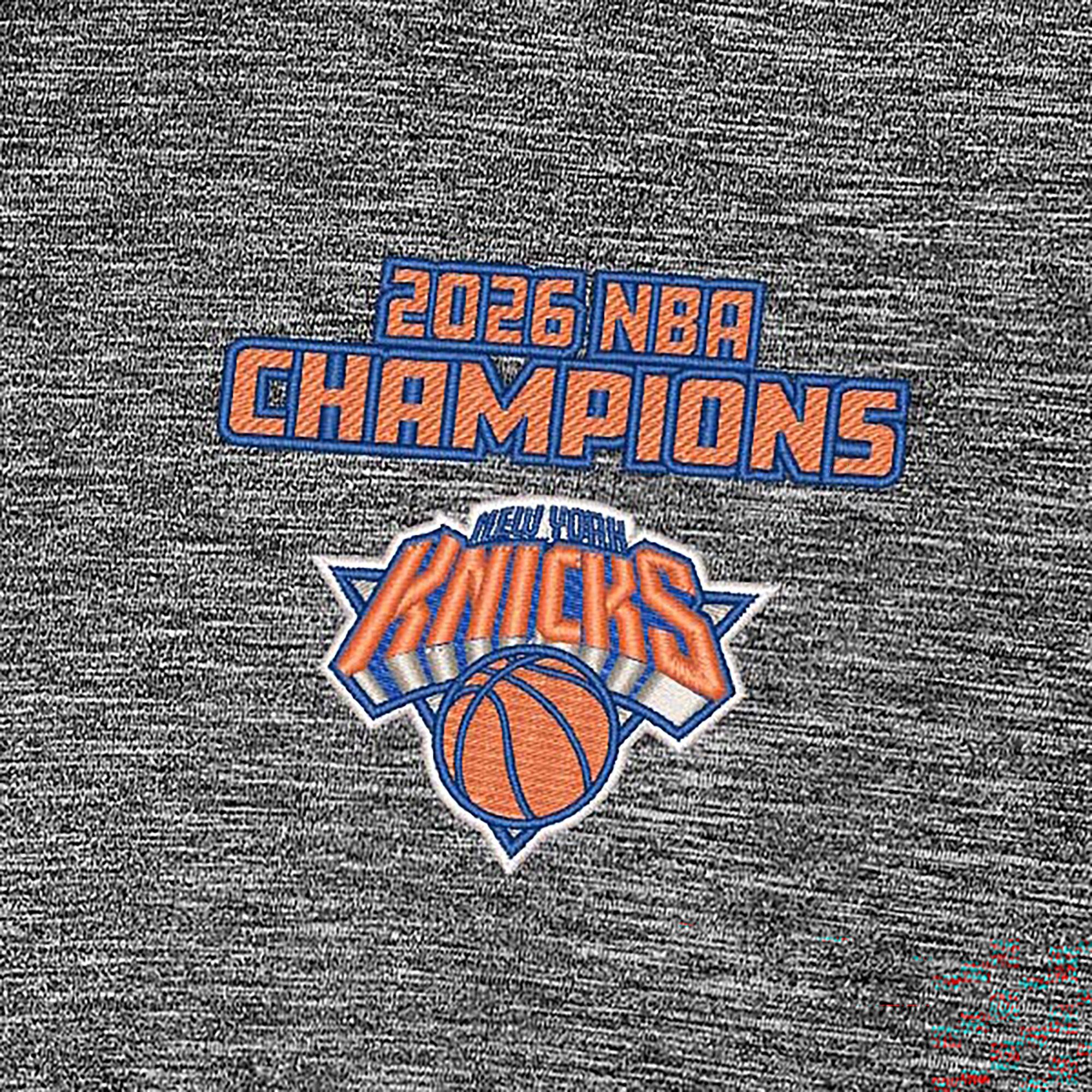 Antigua Adult 2026 NBA Champions New York Knicks Par 3 Black Polo product image