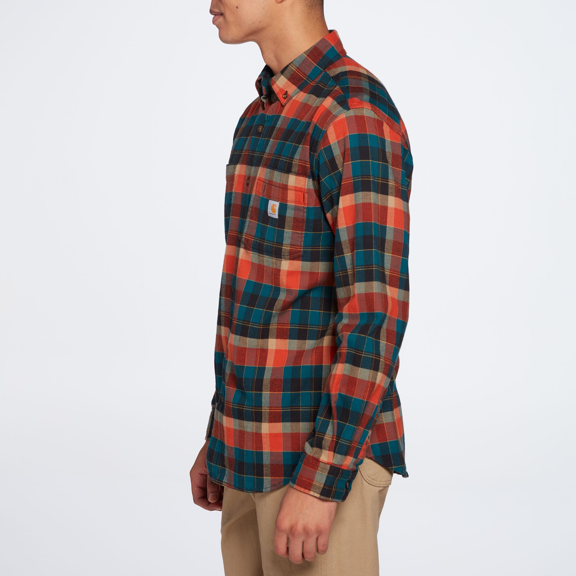 Carhartt Men's Rugged Flex Midweight Flannel Long Sleeve Shirt product image