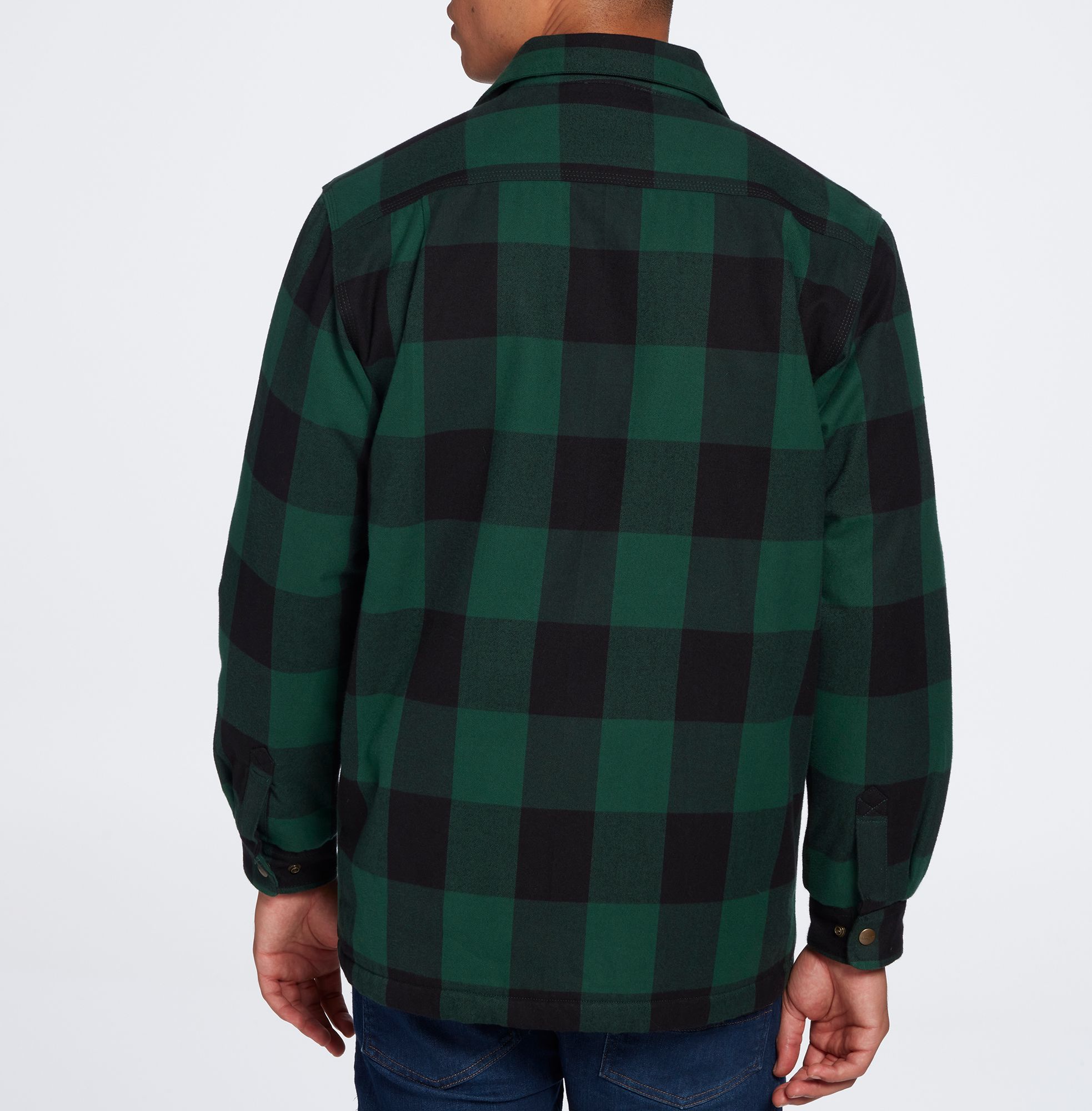 Carhartt Men's Relaxed Fit Heavyweight Flannel Sherpa Lined Shirt Jacket product image