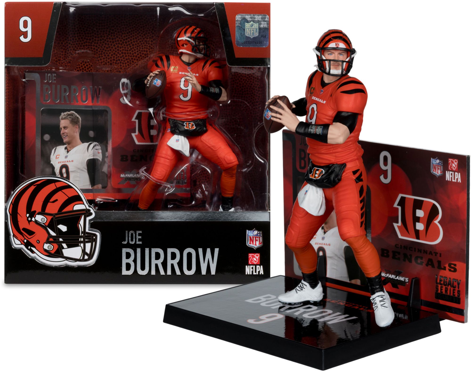 Imports Dragon Cincinnati Bengals Joe Burrow Posed Figurine product image