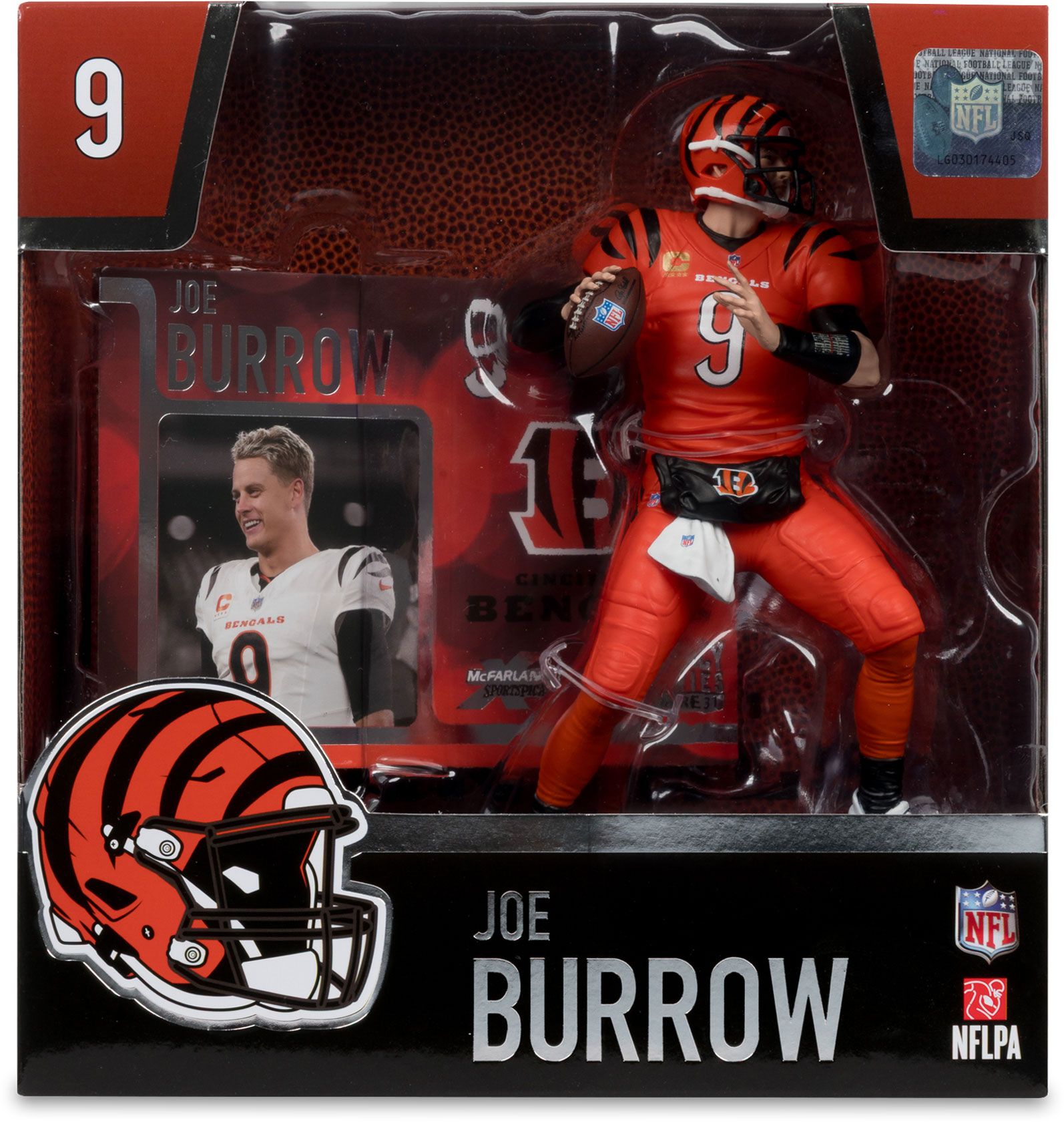 Imports Dragon Cincinnati Bengals Joe Burrow Posed Figurine product image