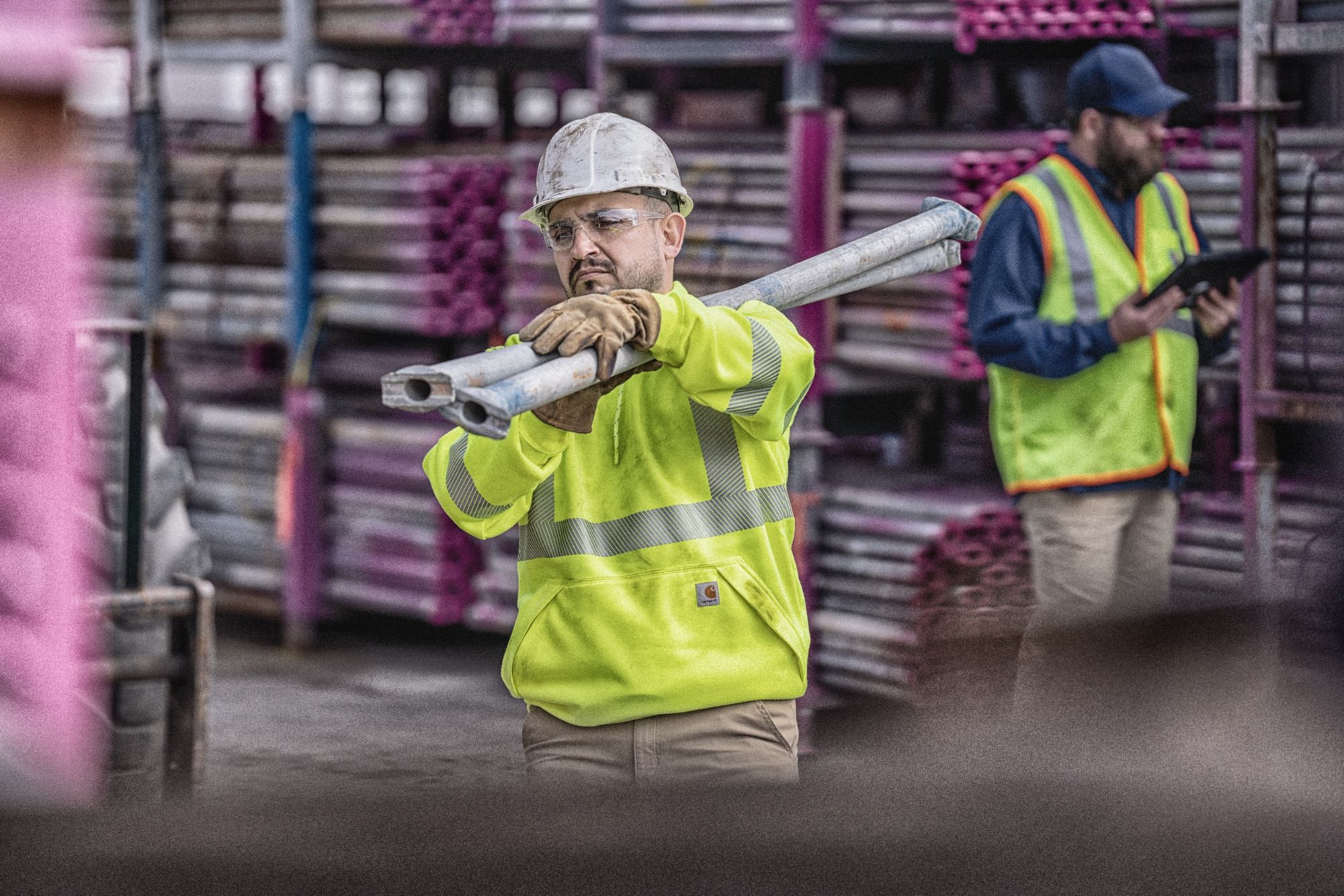 Carhartt Men's High-Visibility Loose Fit Midweight Class 3 Sweatshirt product image