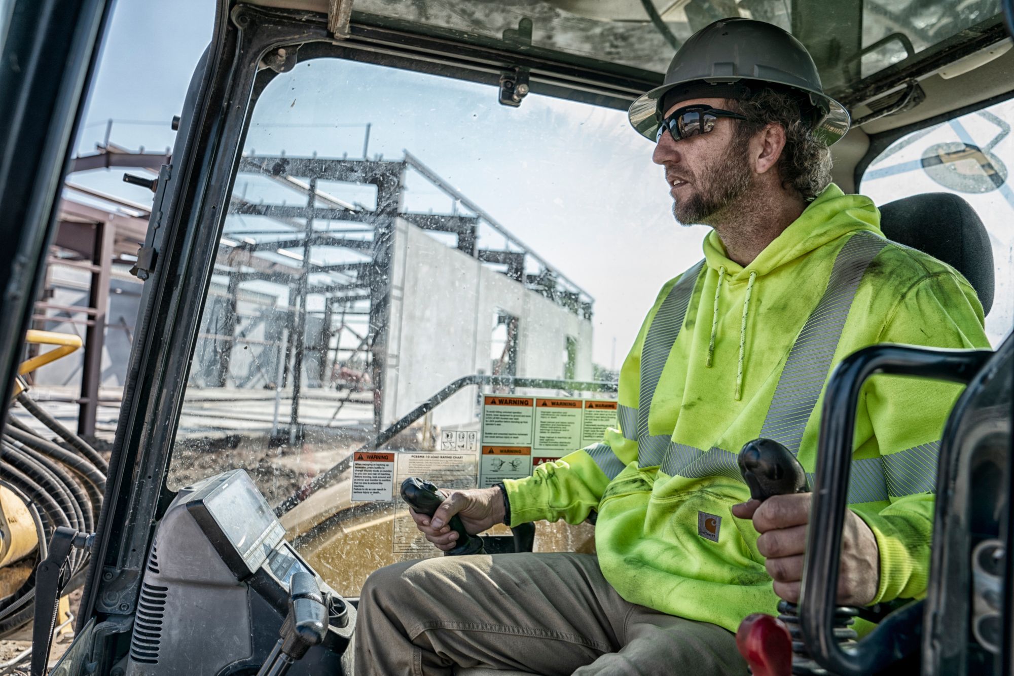 Carhartt Men's High-Visibility Loose Fit Midweight Class 3 Sweatshirt product image