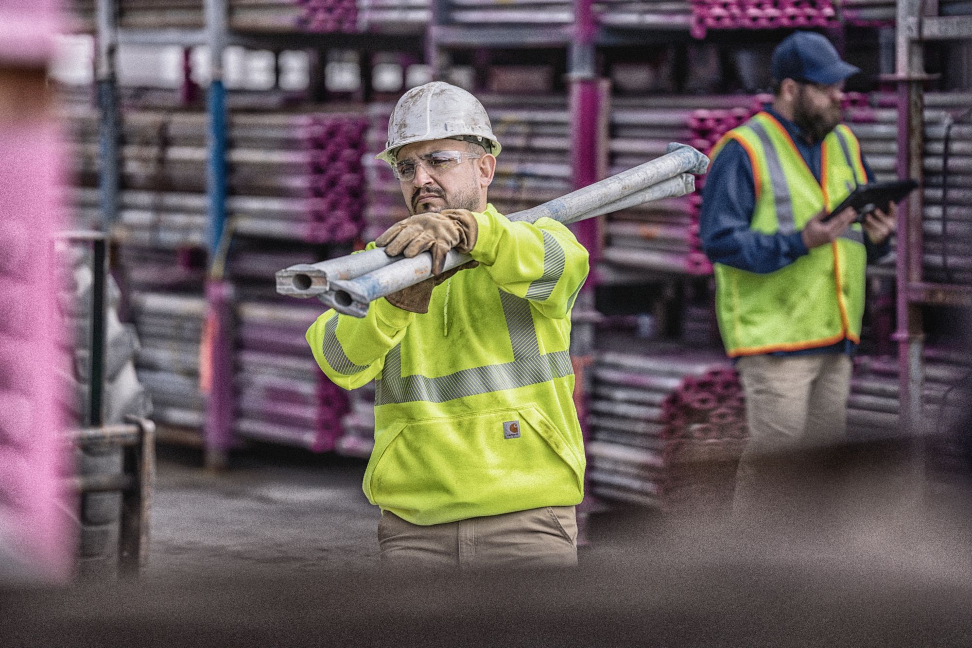 Carhartt Men's High-Visibility Loose Fit Midweight Class 3 Sweatshirt product image