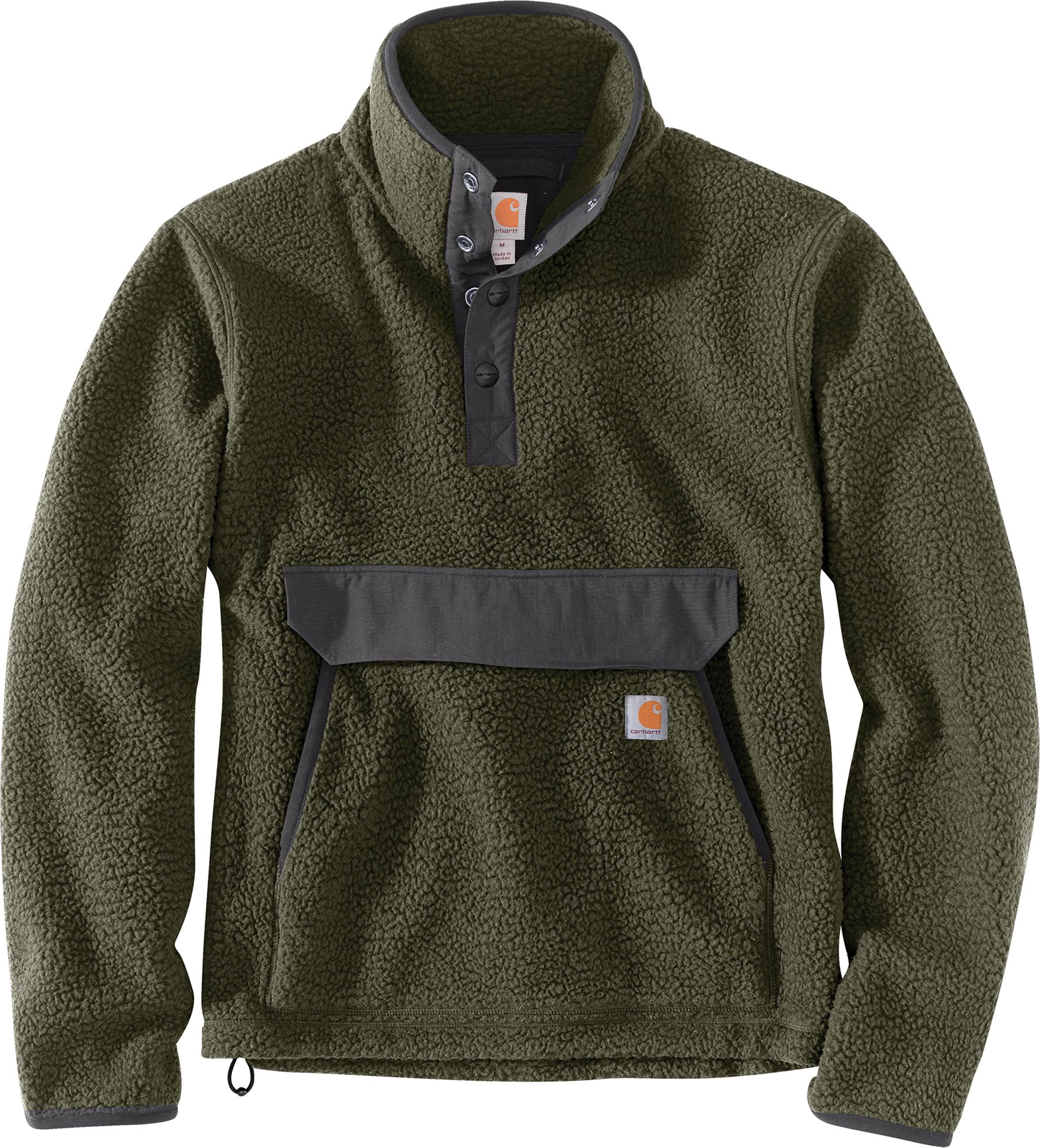 Carhartt Men's Relaxed Fit Snap Front Fleece Pullover Jacket product image