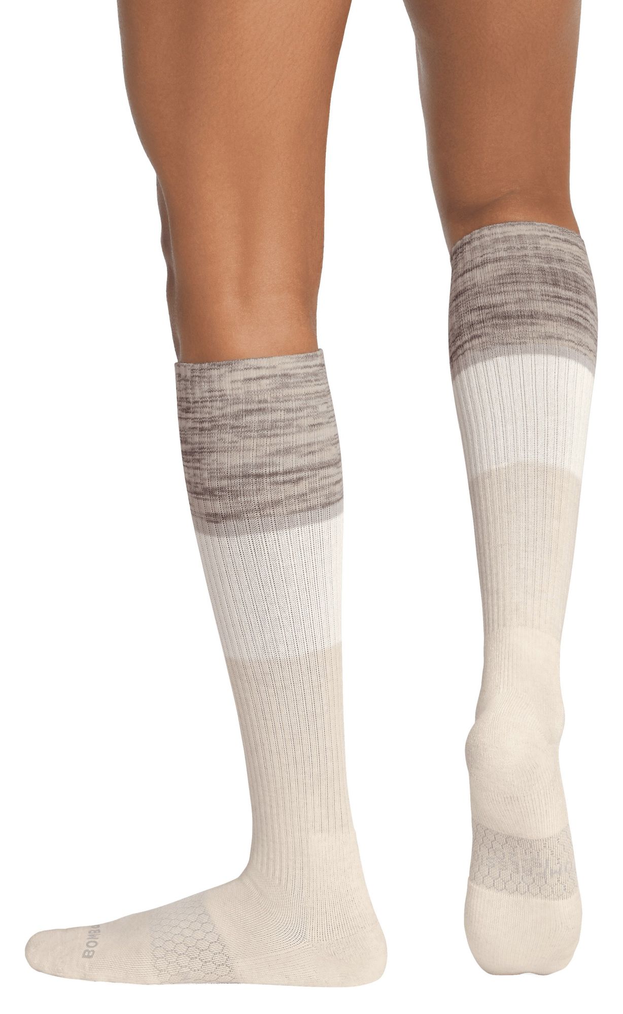 Bombas Heather Tri-Colored Casual Cotton Compression Knee-High Socks product image
